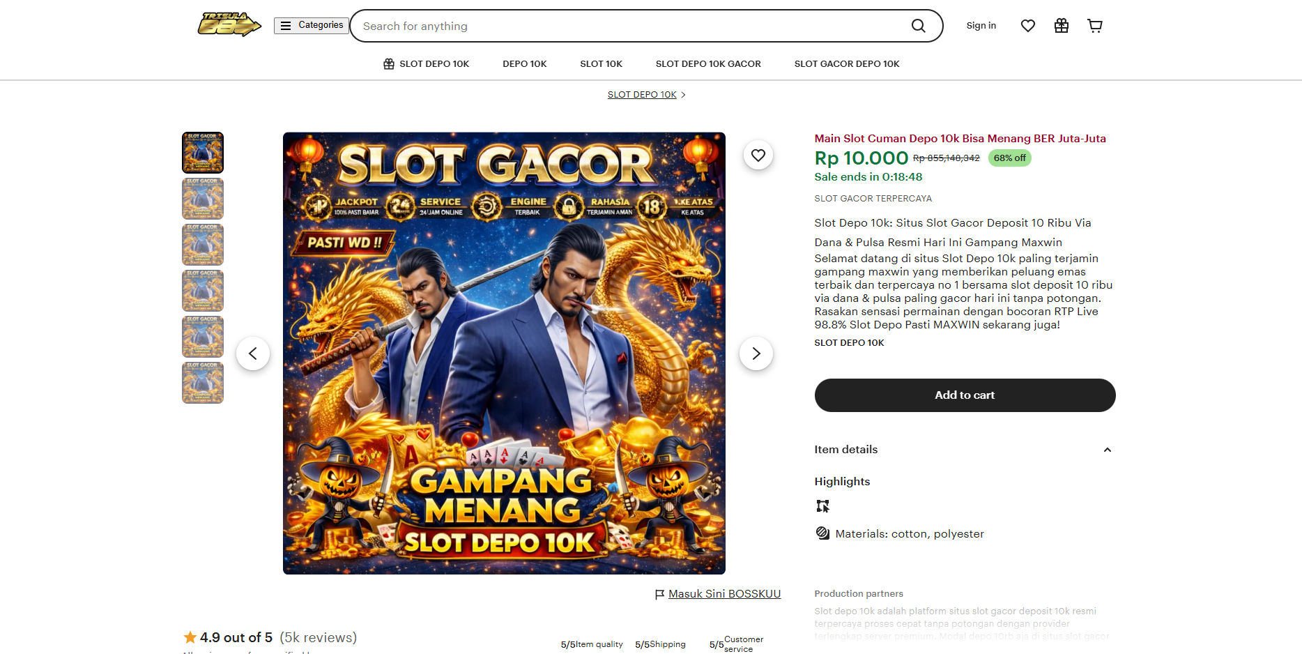 Slot Depo 10k : Situs Slot Gacor Minimal Deposit 10rb Via Dana & Pulsa Gacor Hari Ini image 6