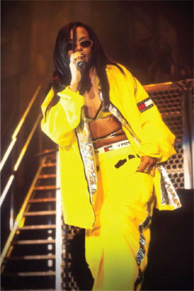 Aaliyah in early 2000's