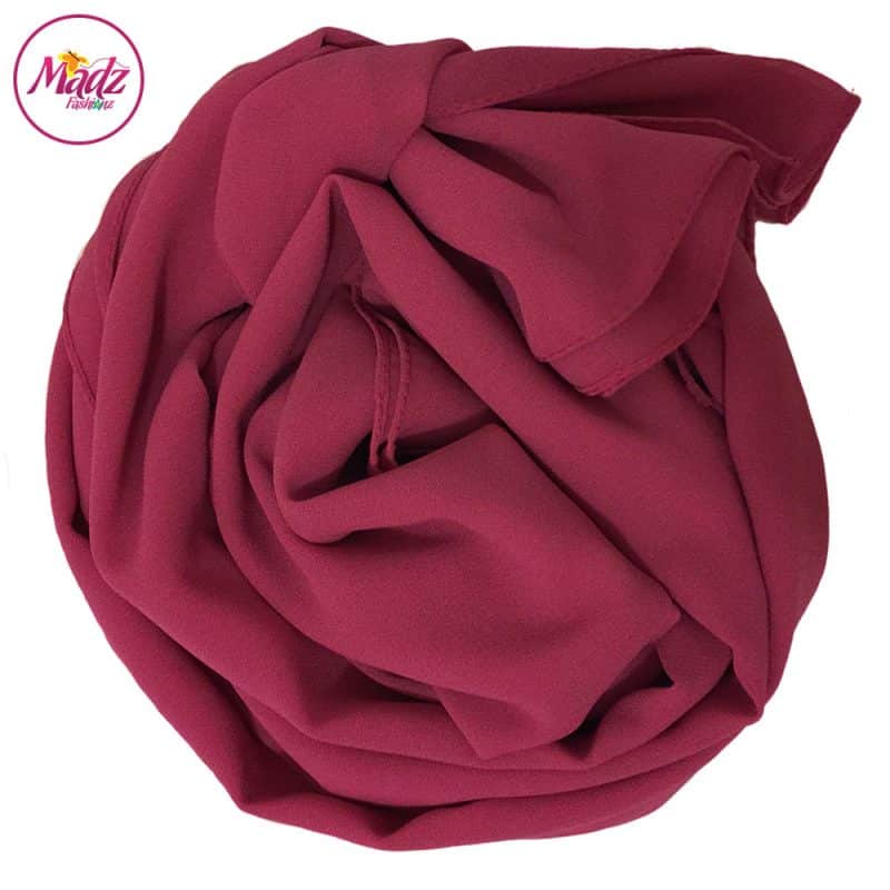 Long Plain Chiffon Pink Muslim Hijabs Scarves Shawls