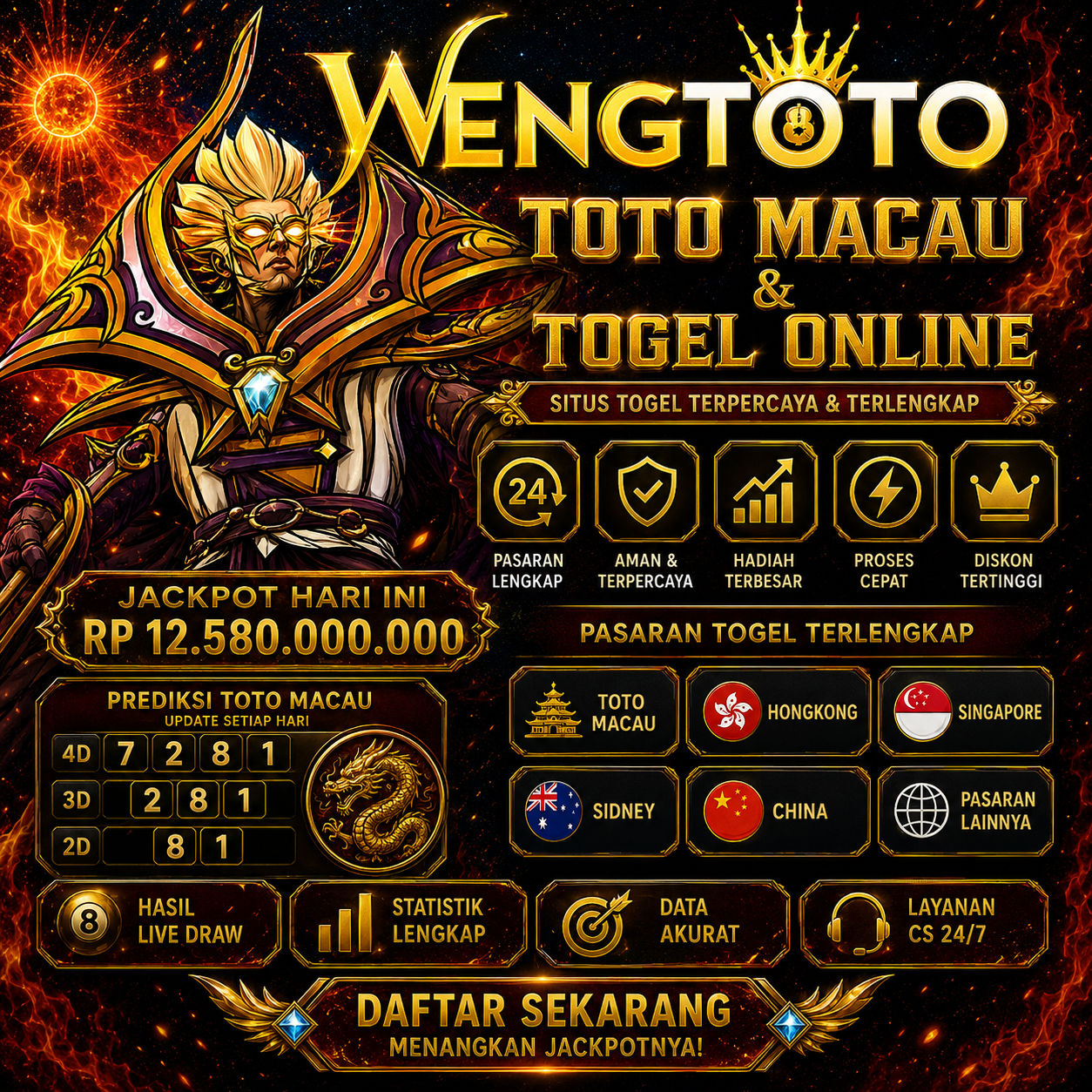 WENGTOTO | Bandar Toto Macau Resmi Dengan Link Login Terbaru & Pasaran Lengkap by Hey siriusly