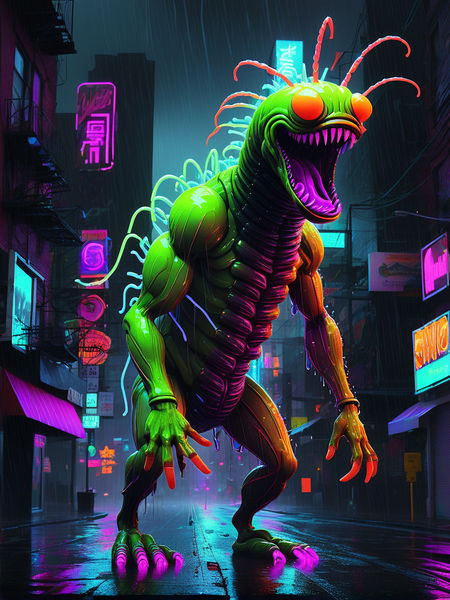 Fluorescent beauty #43