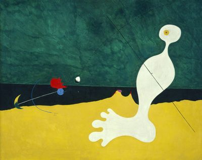 Joan Miró - Person Throwing a Stone at a Bird