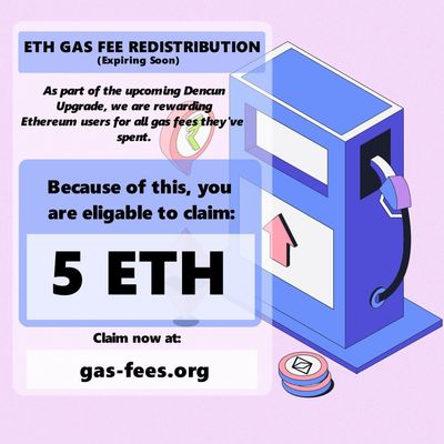 ETH Gas Fee Refund