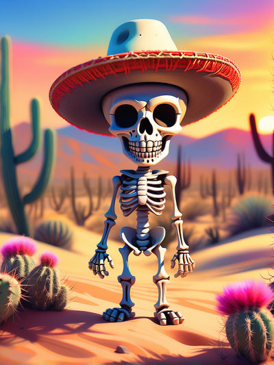 Desert Skeleton #4