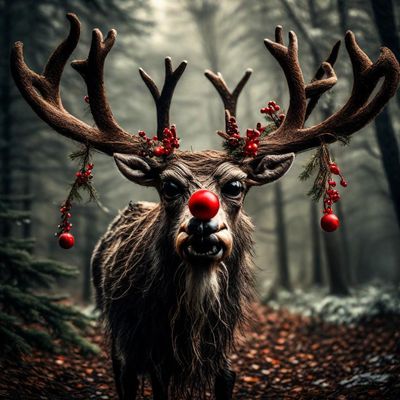 Necrotic Rudolf the Red Nose Reindeer