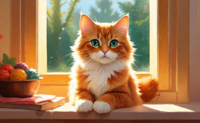 Paws and Reflect: The Cat’s Sunlit Saga