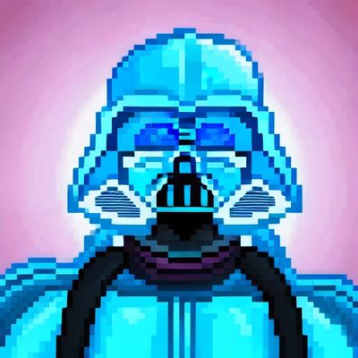 Blue Darth Vader