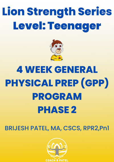 4 Week General Physical Prep Program Phase 2