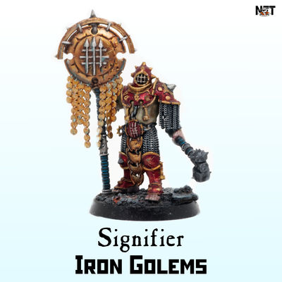 Figurine Warcry : Signifier (Iron Golems)