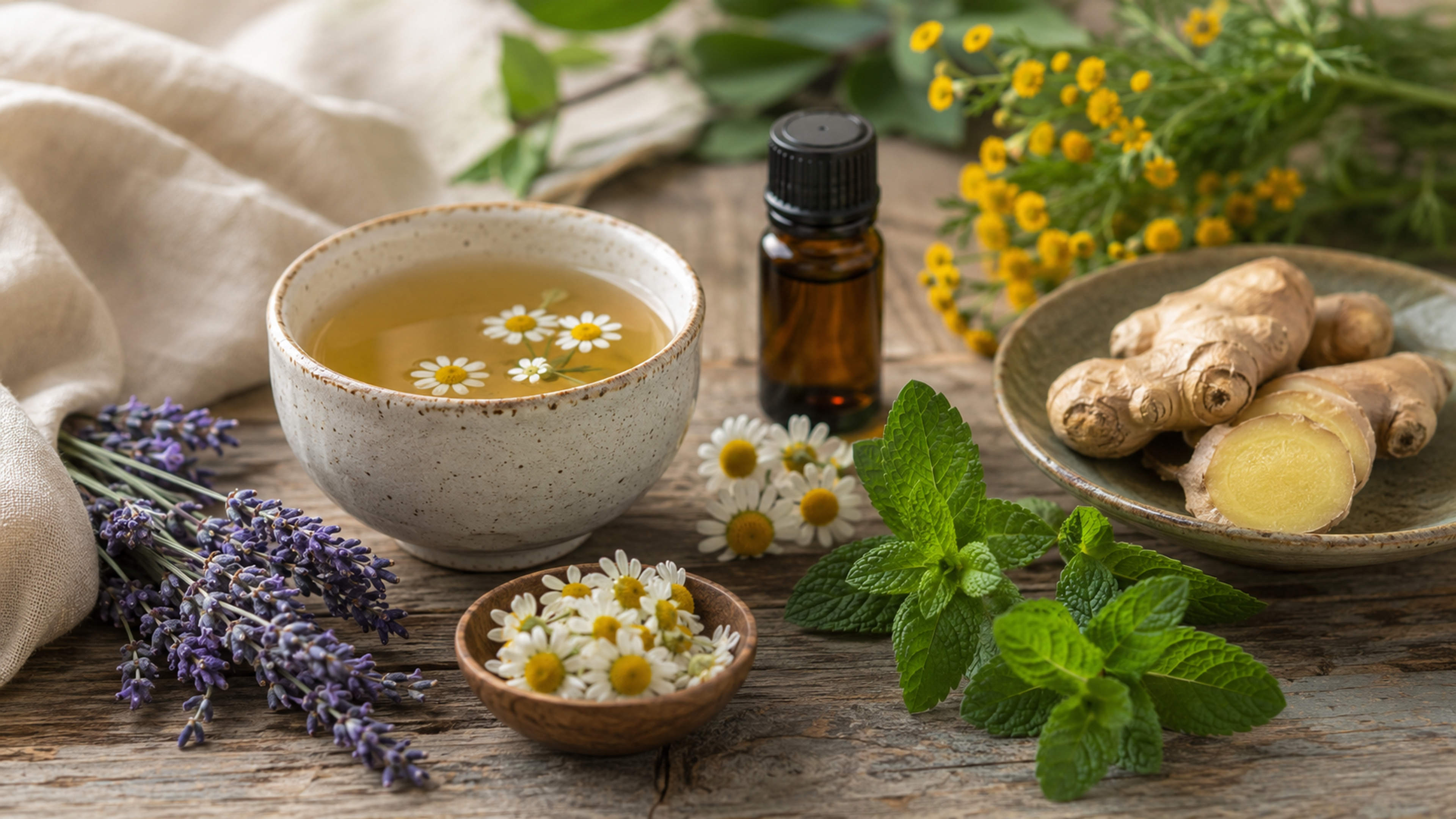 4 remèdes naturels aux plantes pour soulager un mal de tête