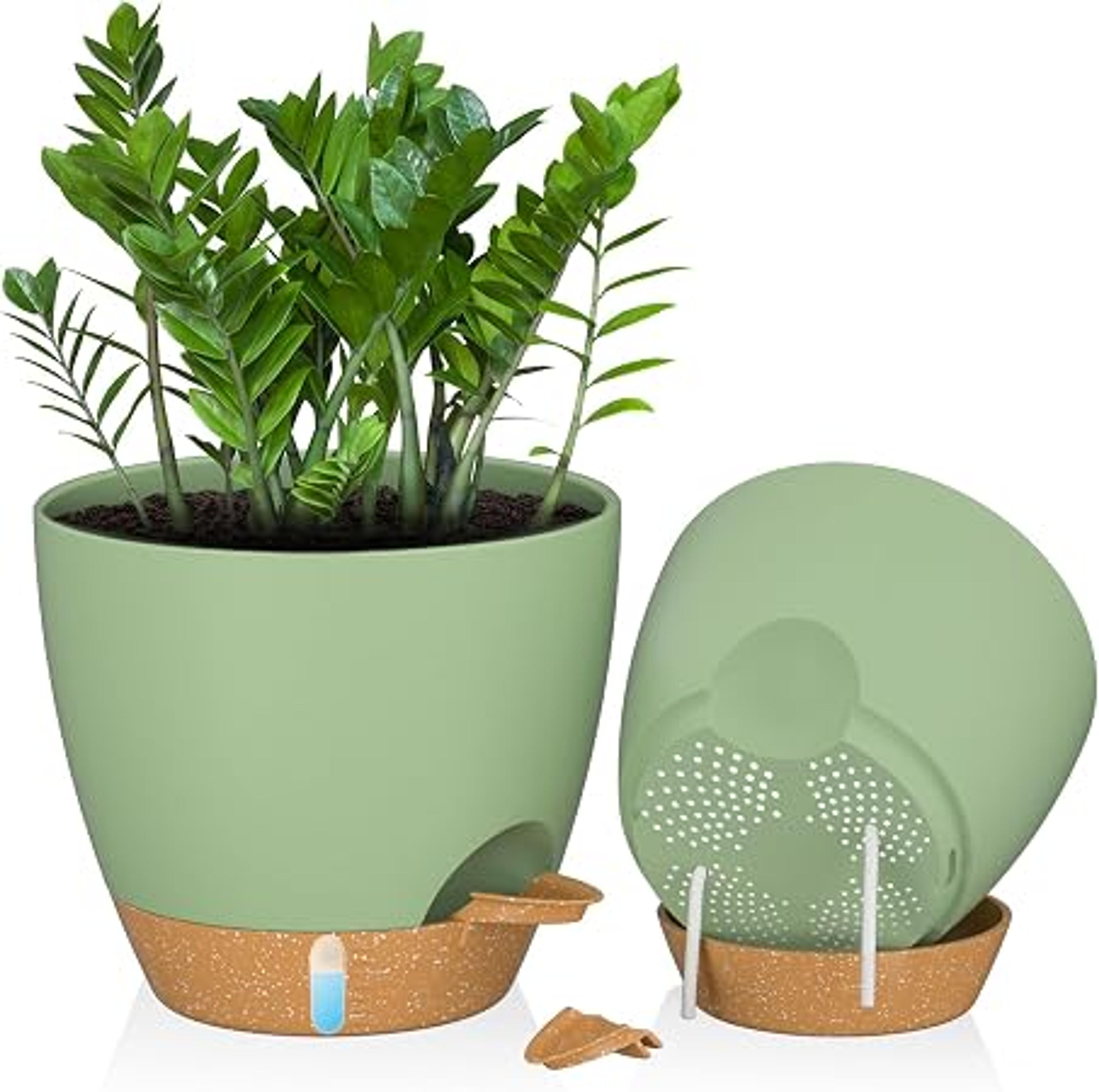 Les pots avec trous de drainage​