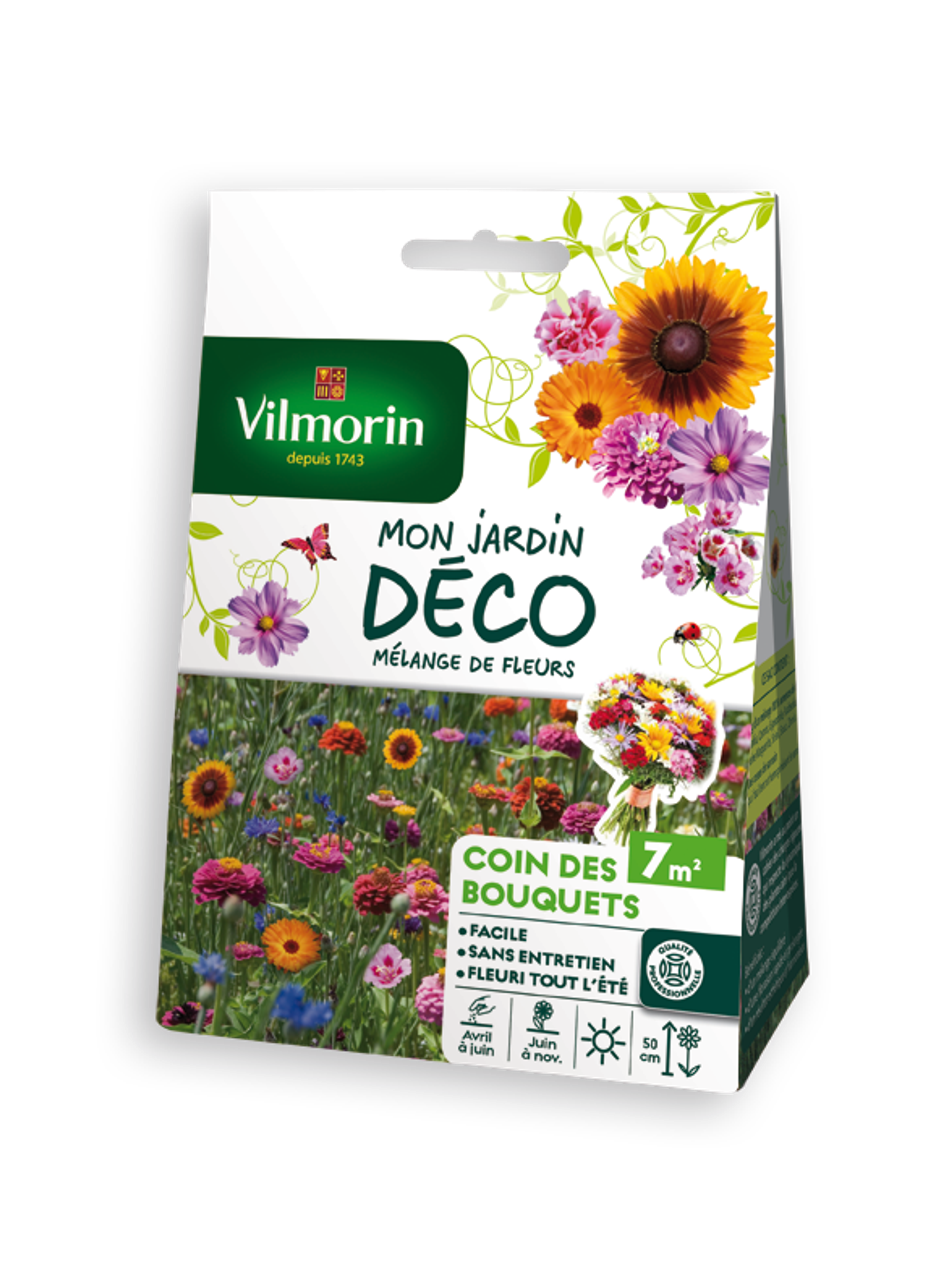 Coin Bouquets - 7 m² - Mélange de fleurs | Vilmorin Jardin