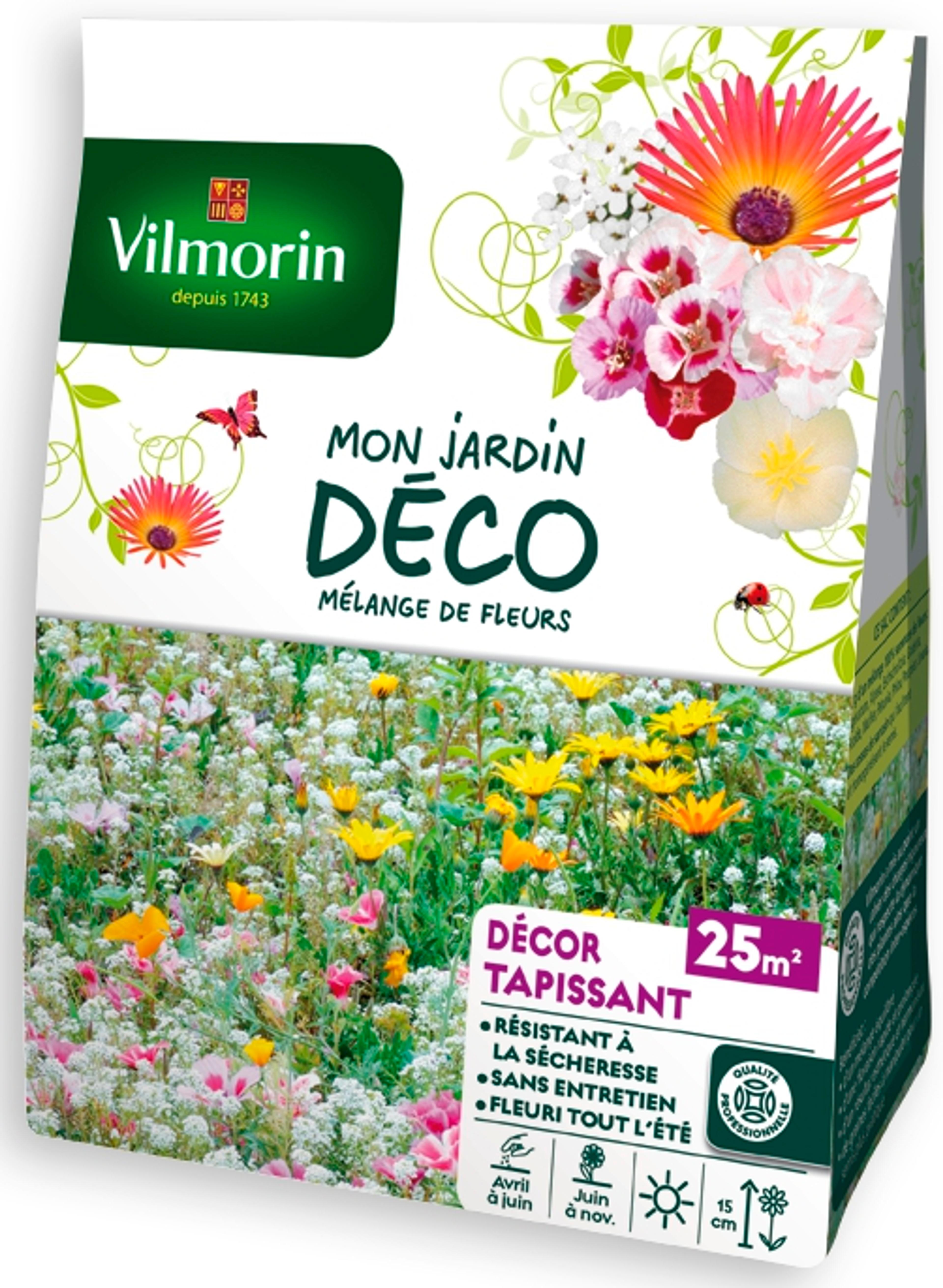 Décor Tapissant - 25 m² - Mélange de fleurs | Vilmorin Jardin
