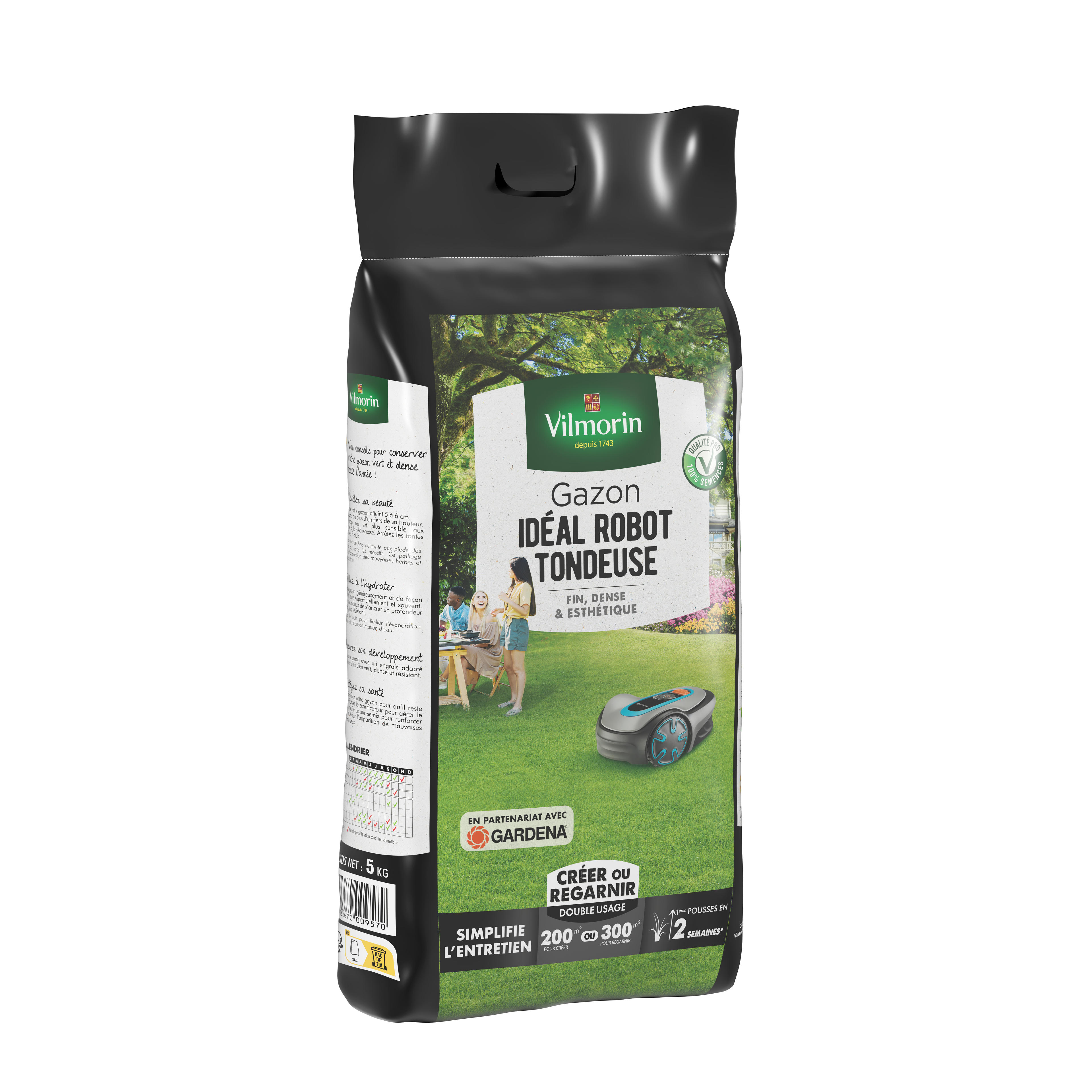 Gazon Idéal Robot Tondeuse - 5 kg | Vilmorin Jardin