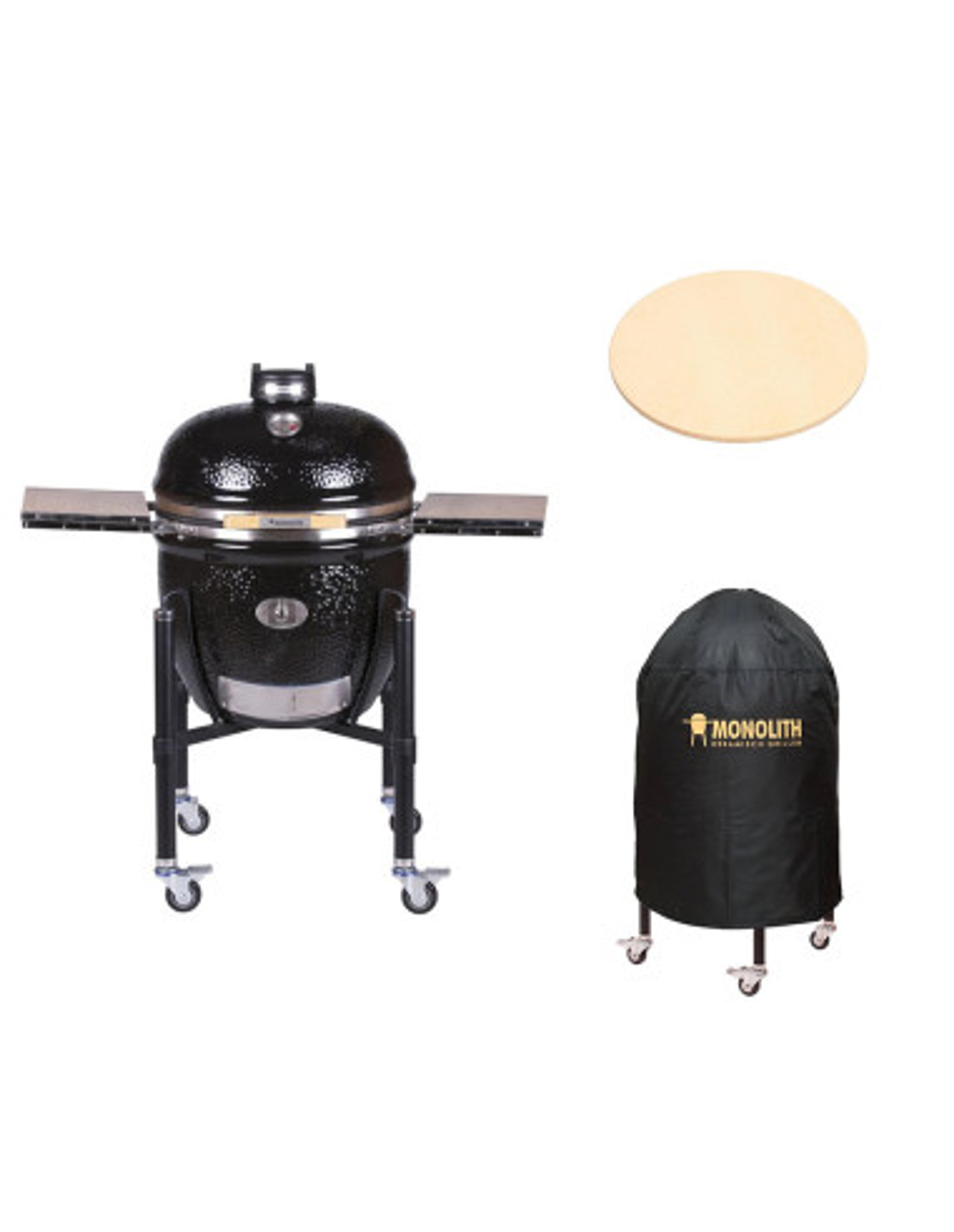 Pack Promo Kamado en céramique - Noir - Classic 2.0 - Monolith