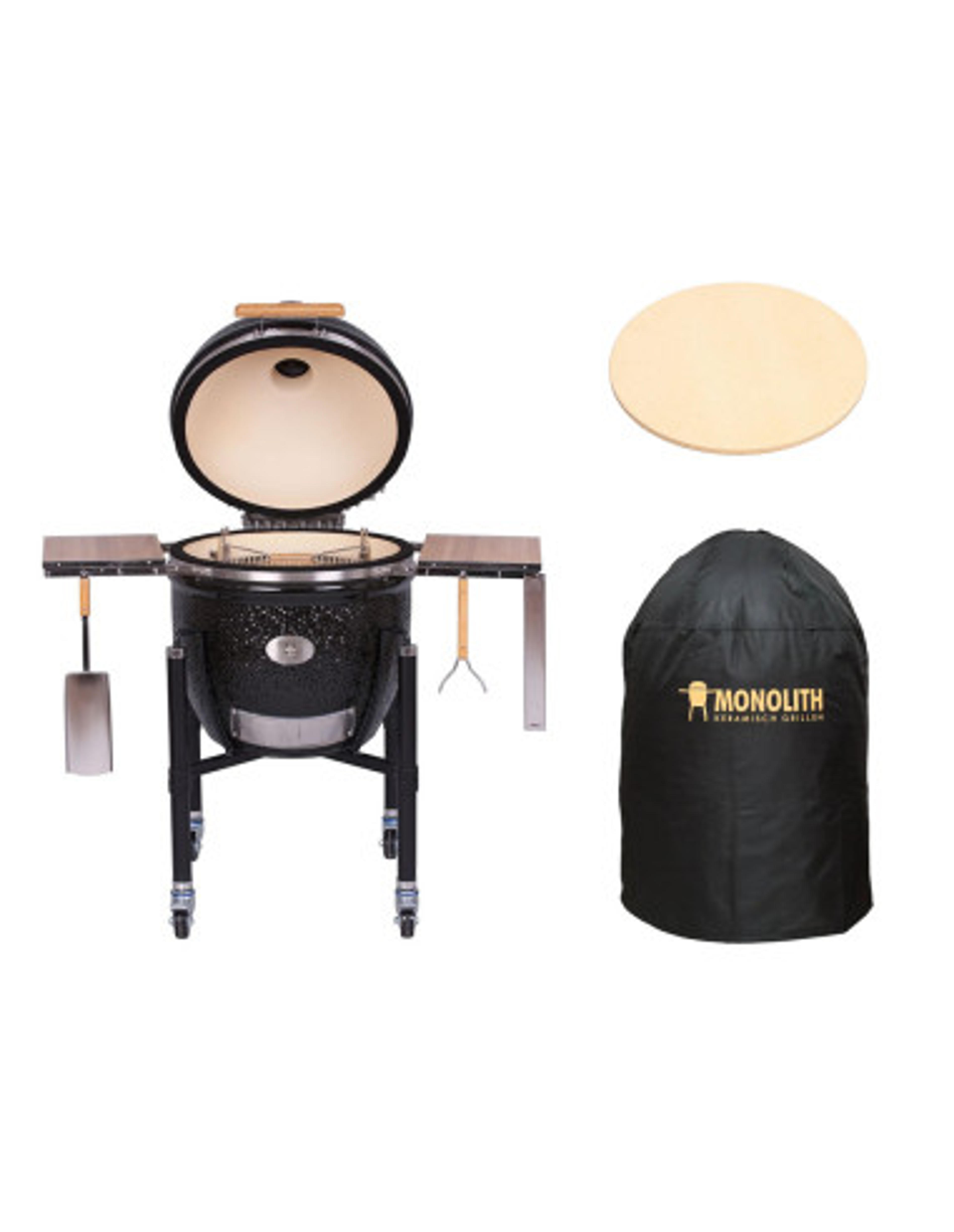 Pack Promo Kamado en céramique - Noir - LeChef 2.0 - Monolith