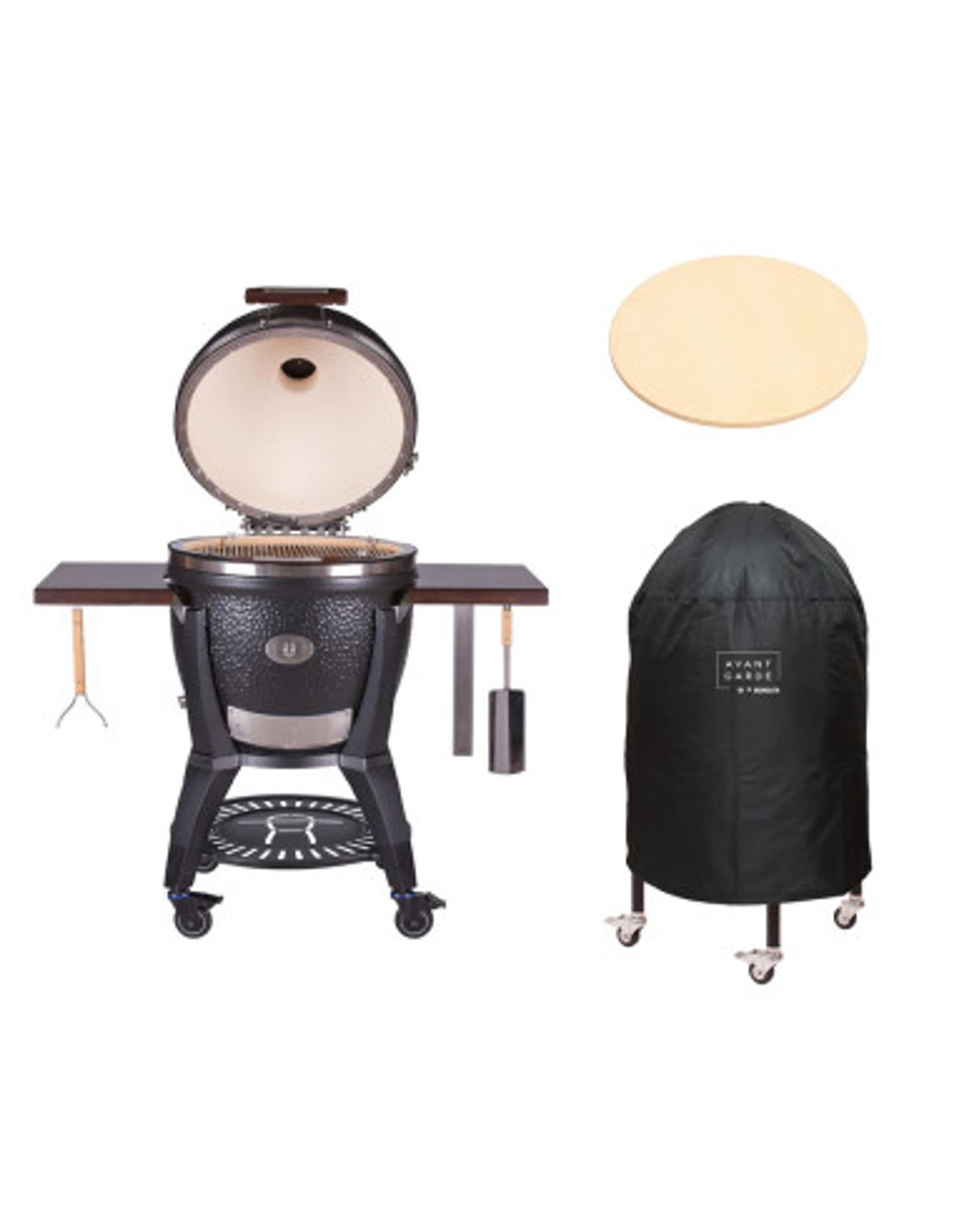 Pack Promo Kamado en céramique - Noir - Avantgarde LeChef - Monolith
