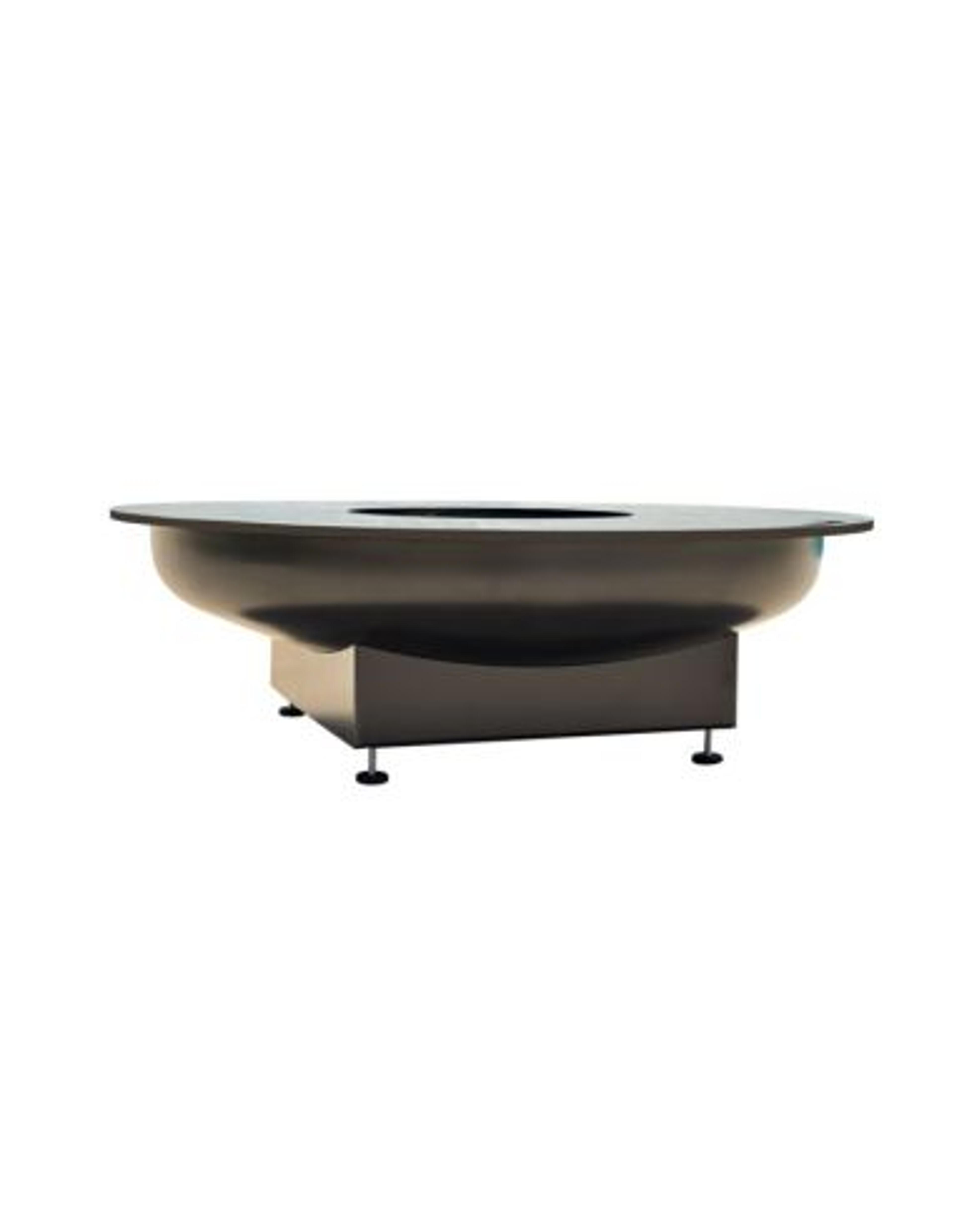 La Gaule - Brasero Barbecue Plancha - Noir - 90 cm - V2
