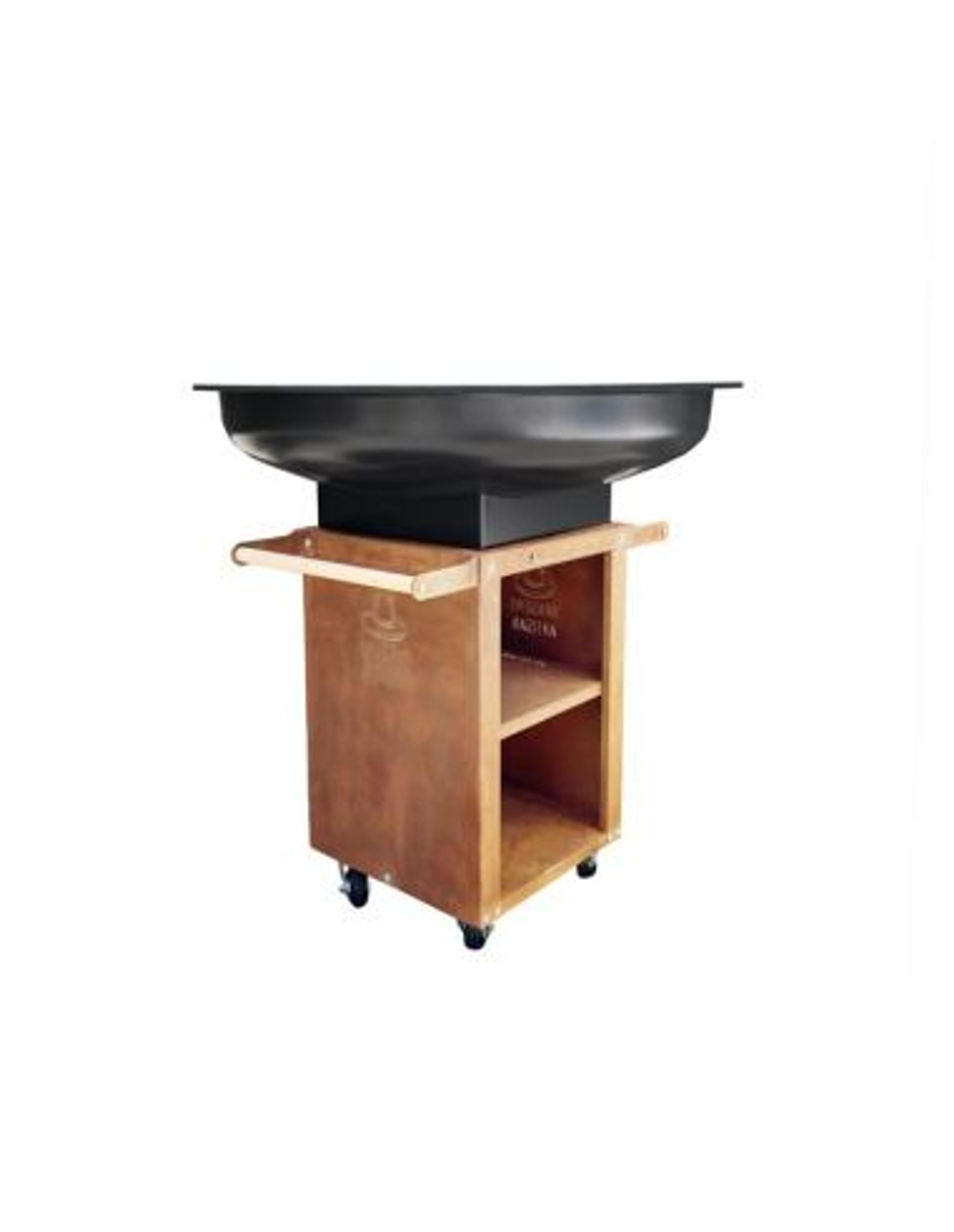 Le Dudule - Brasero Plancha & Barbecue 90 cm - Corten - V2