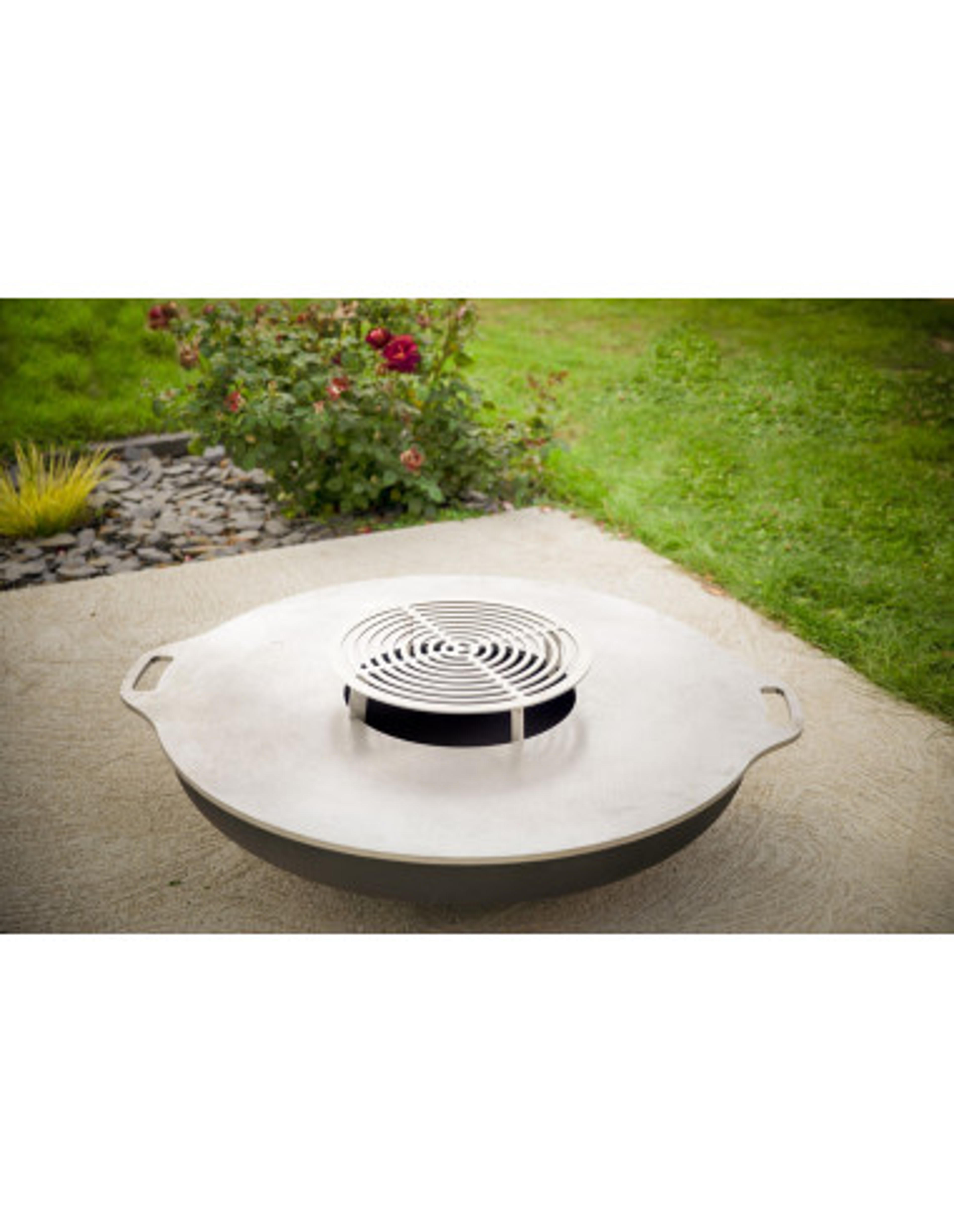 Barbecue brasero plancha à poser - La Grande Gaule diamètre 100 cm