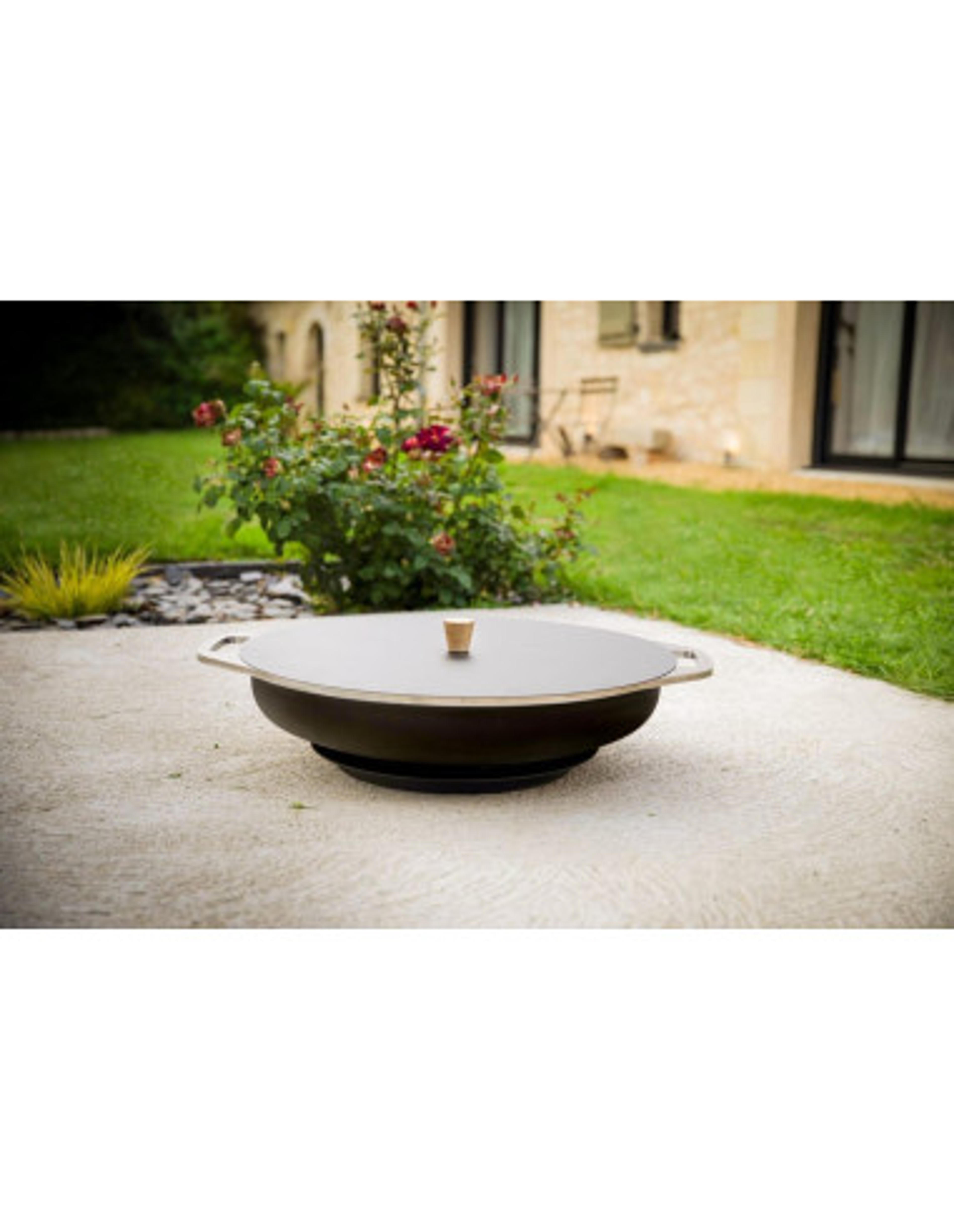 Brasero barbecue plancha à poser - La P'tite Gaule diamètre 65 cm - V1