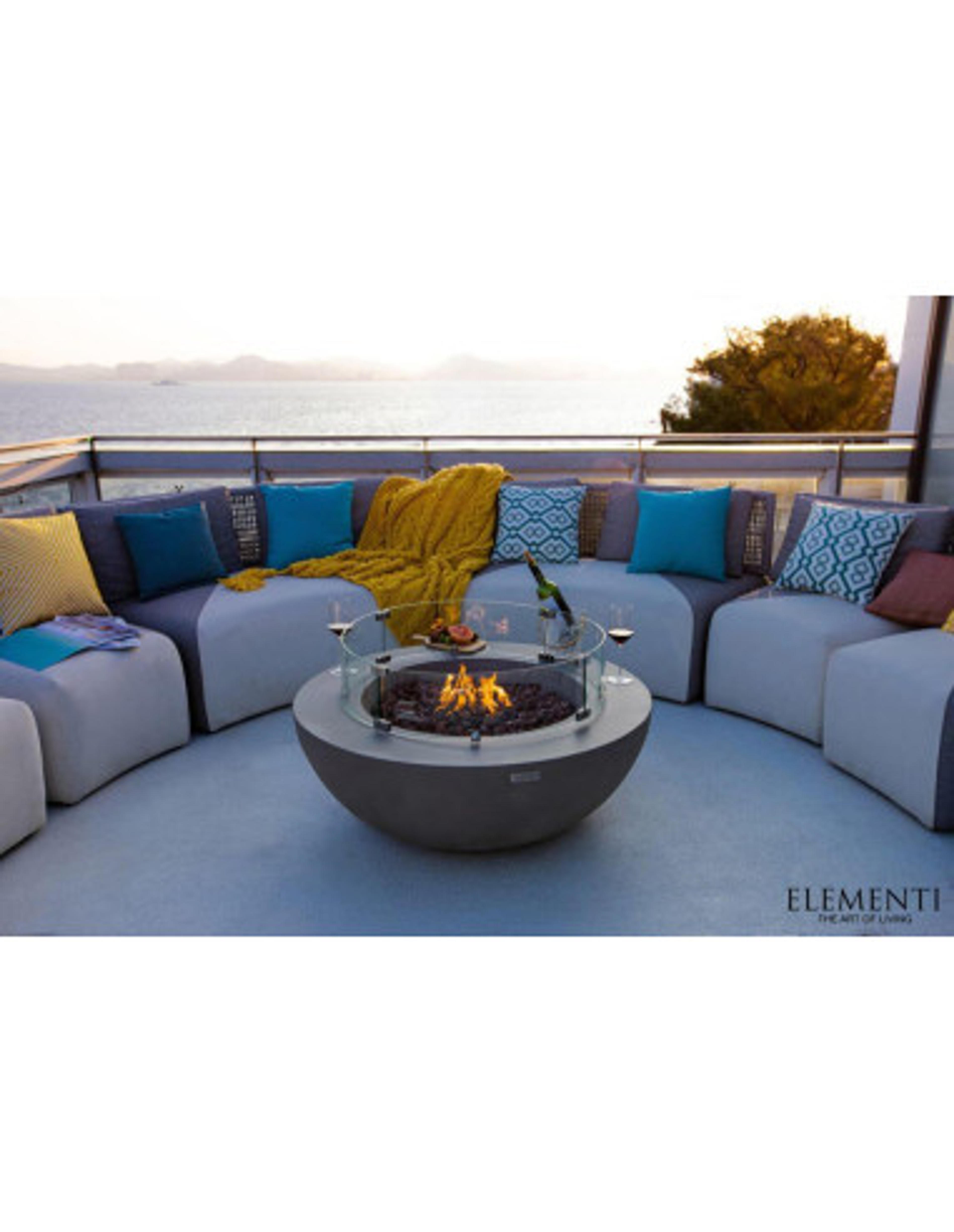 Table Brasero Lunar Bowl GAZ - Elementi