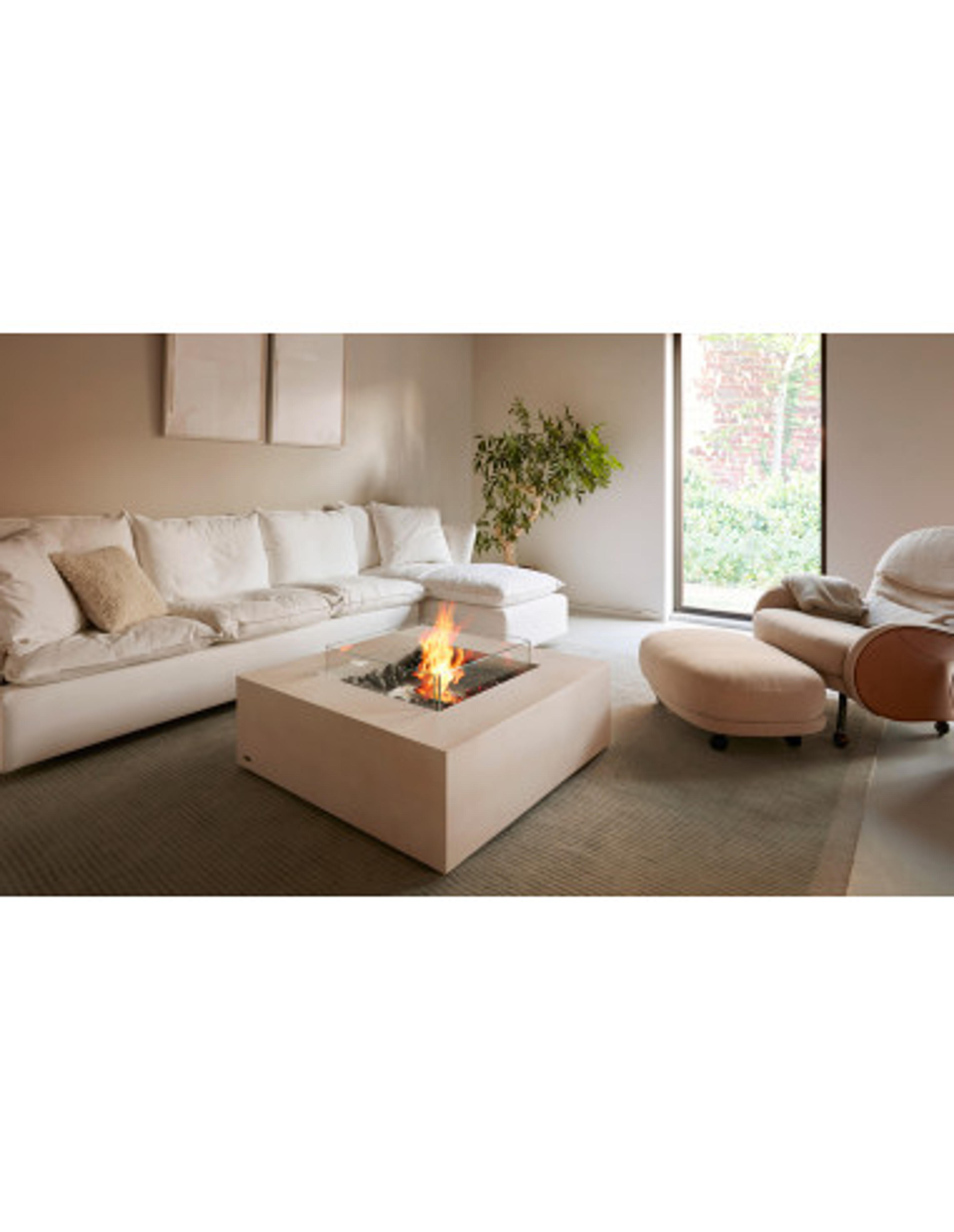 Table Brasero BASE 40 Brûleur Gaz ou BioEthanol - EcoSmart Fire
