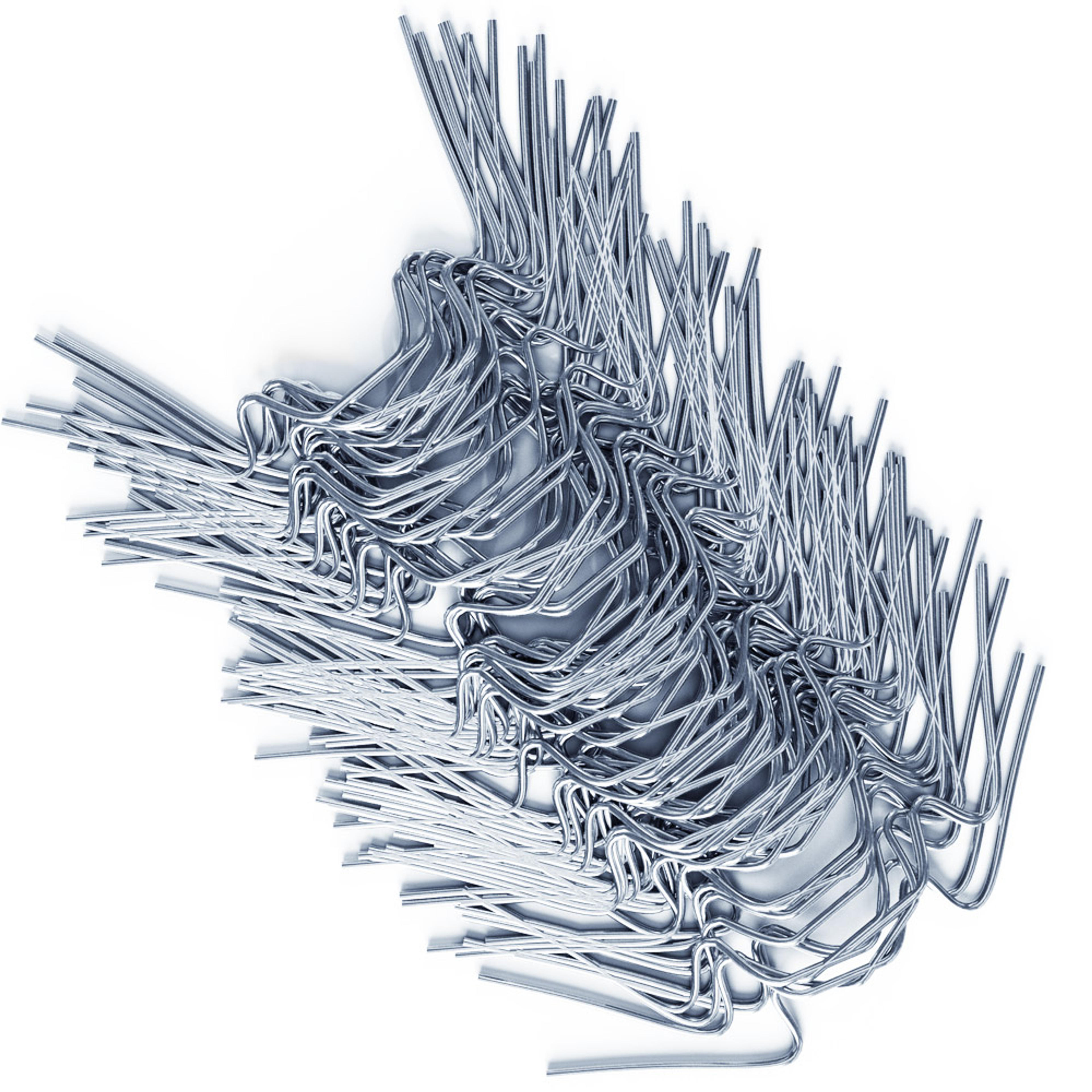 50 x clips de vitrage 95mm x 30mm en métal pour serre