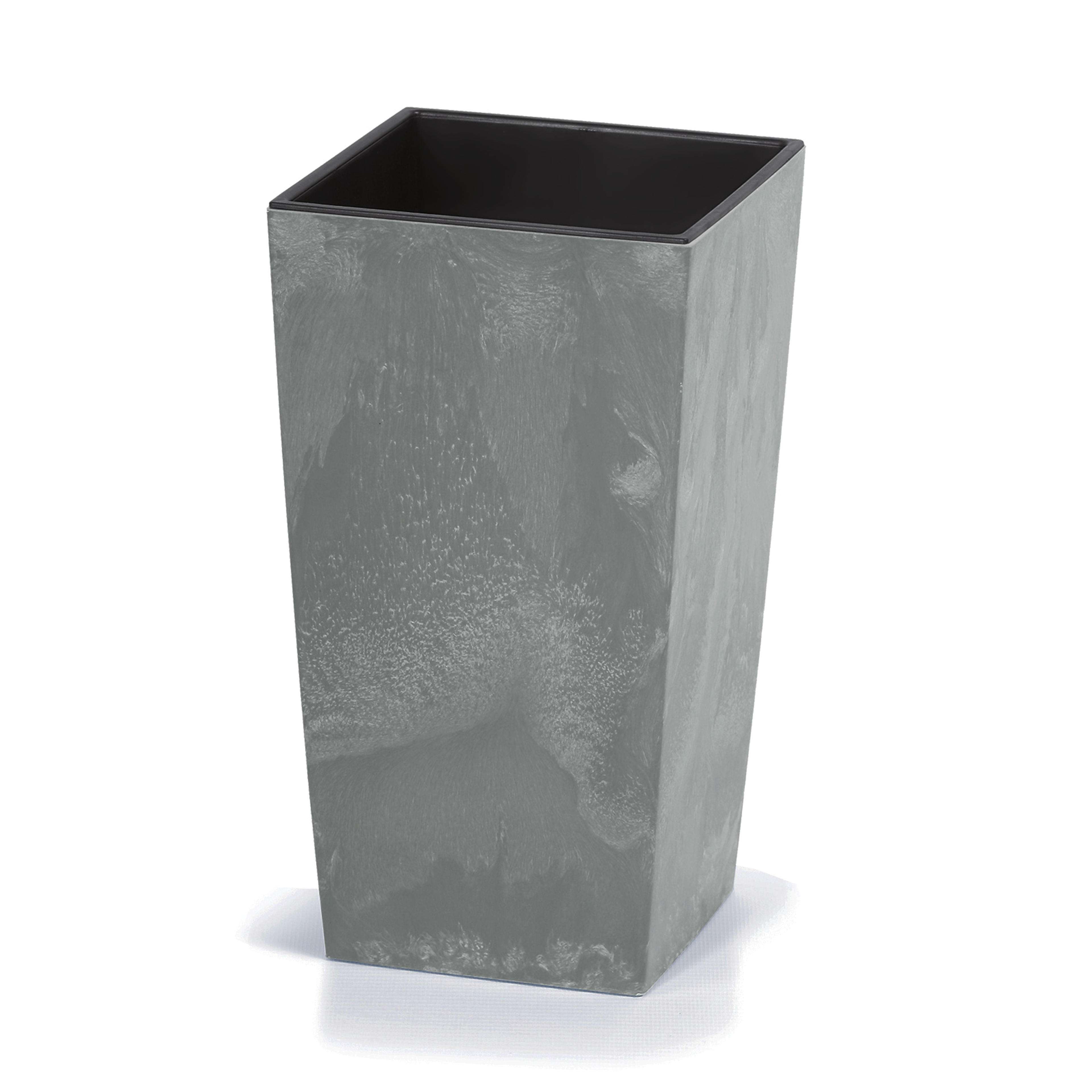 Pot de fleurs style Béton 49L Gris