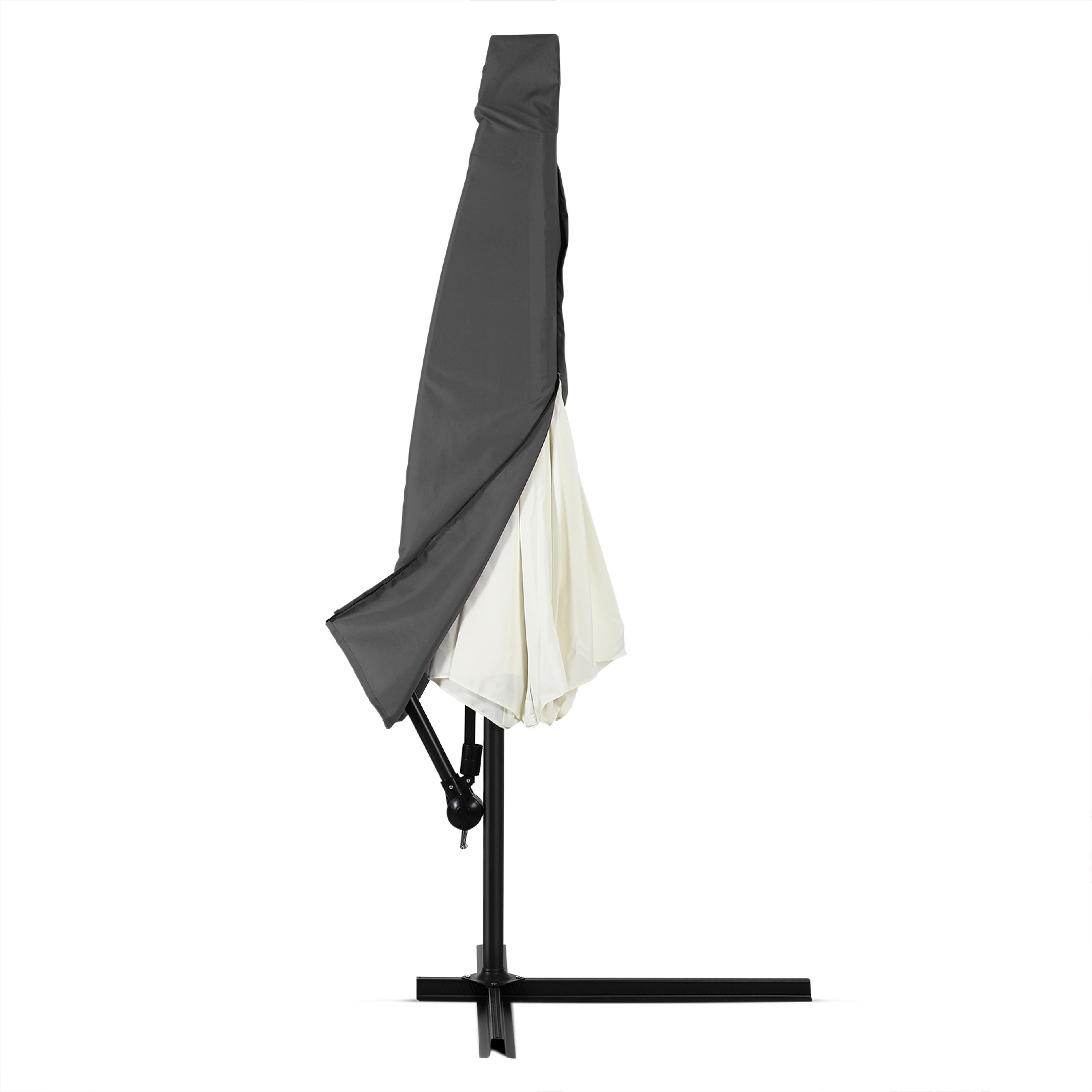Housse pour parasol à~3 anthracite 100% polyester