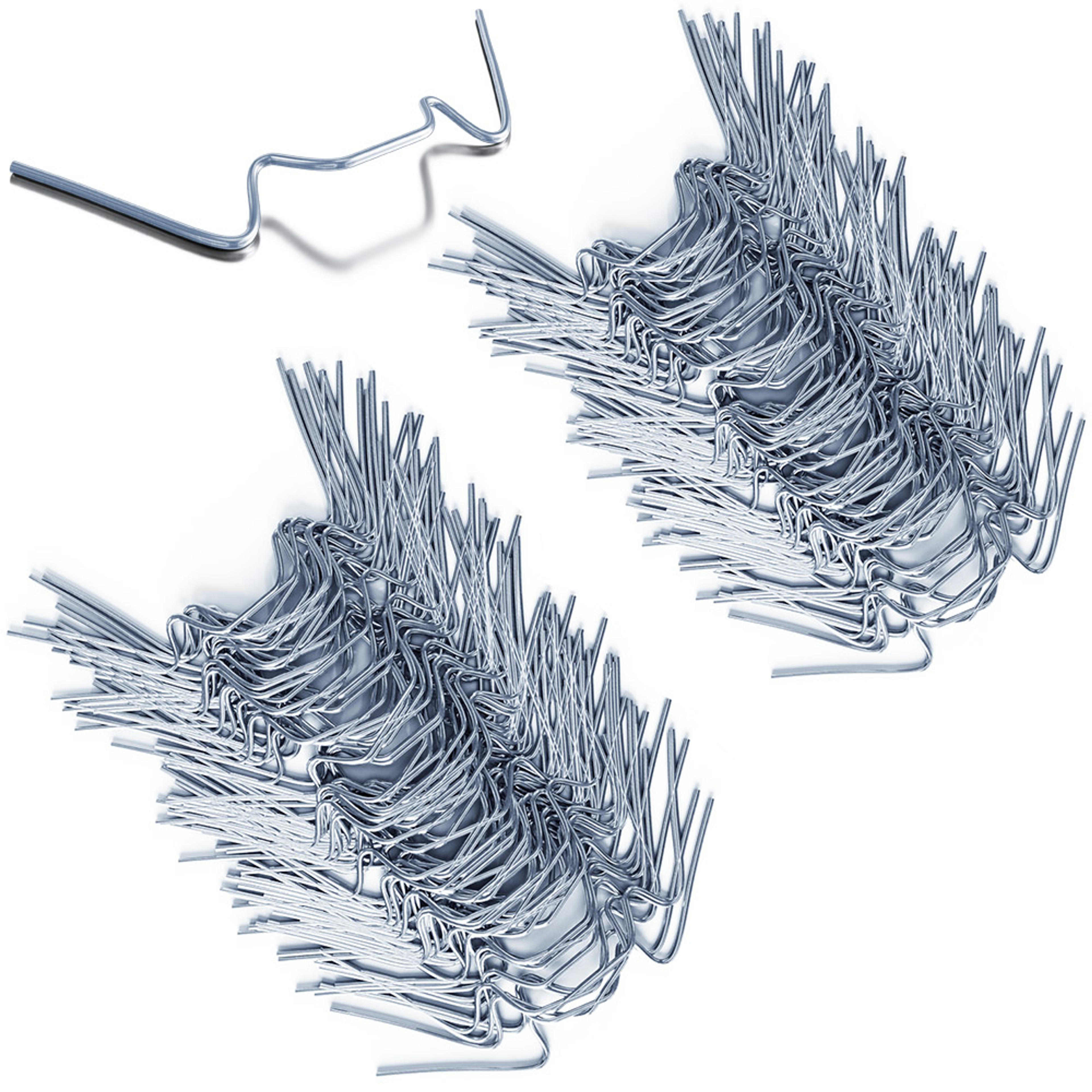 100x Clips de vitrage en acier inoxydable pour serre