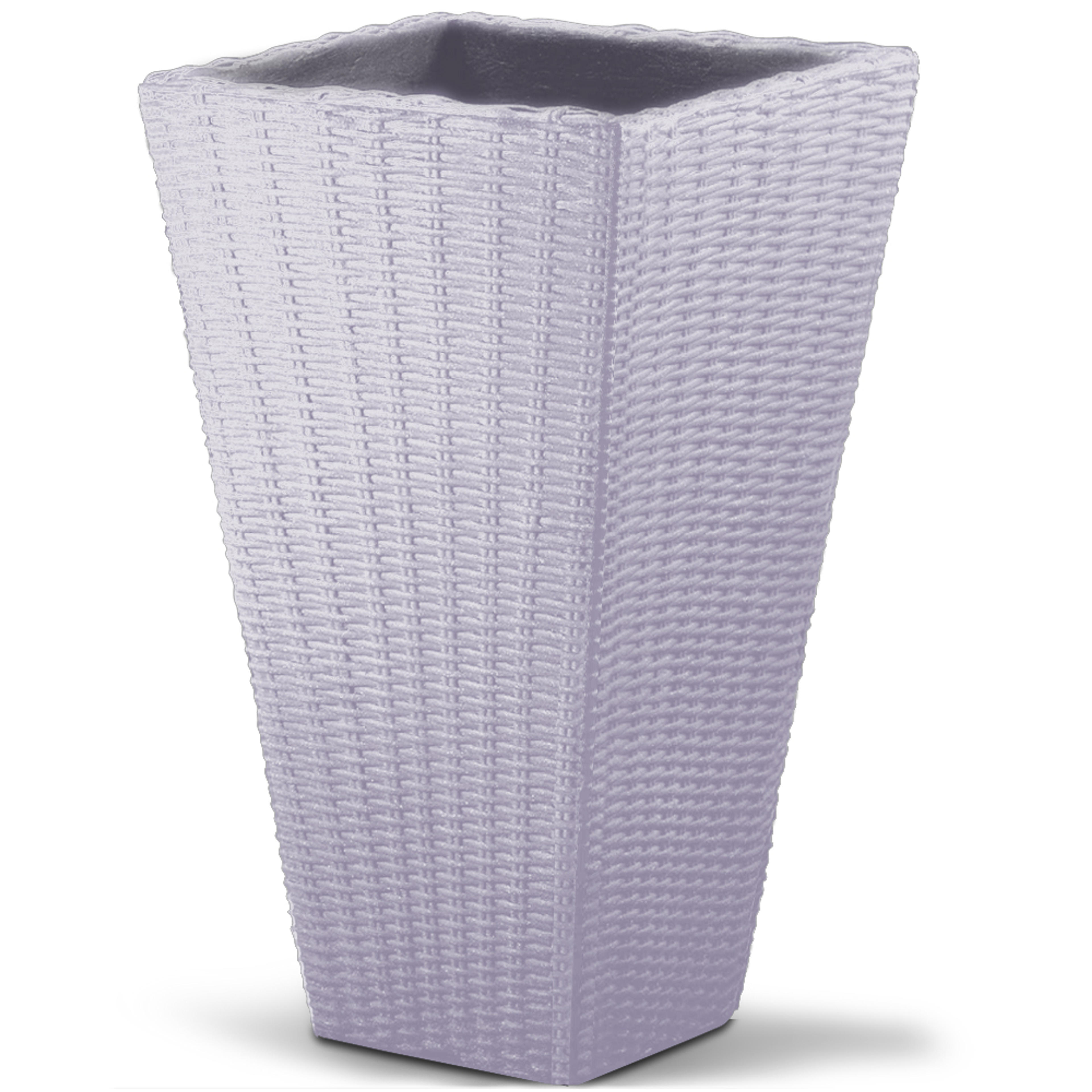 Pot de fleurs sable 40x40x70 cm pour jardin