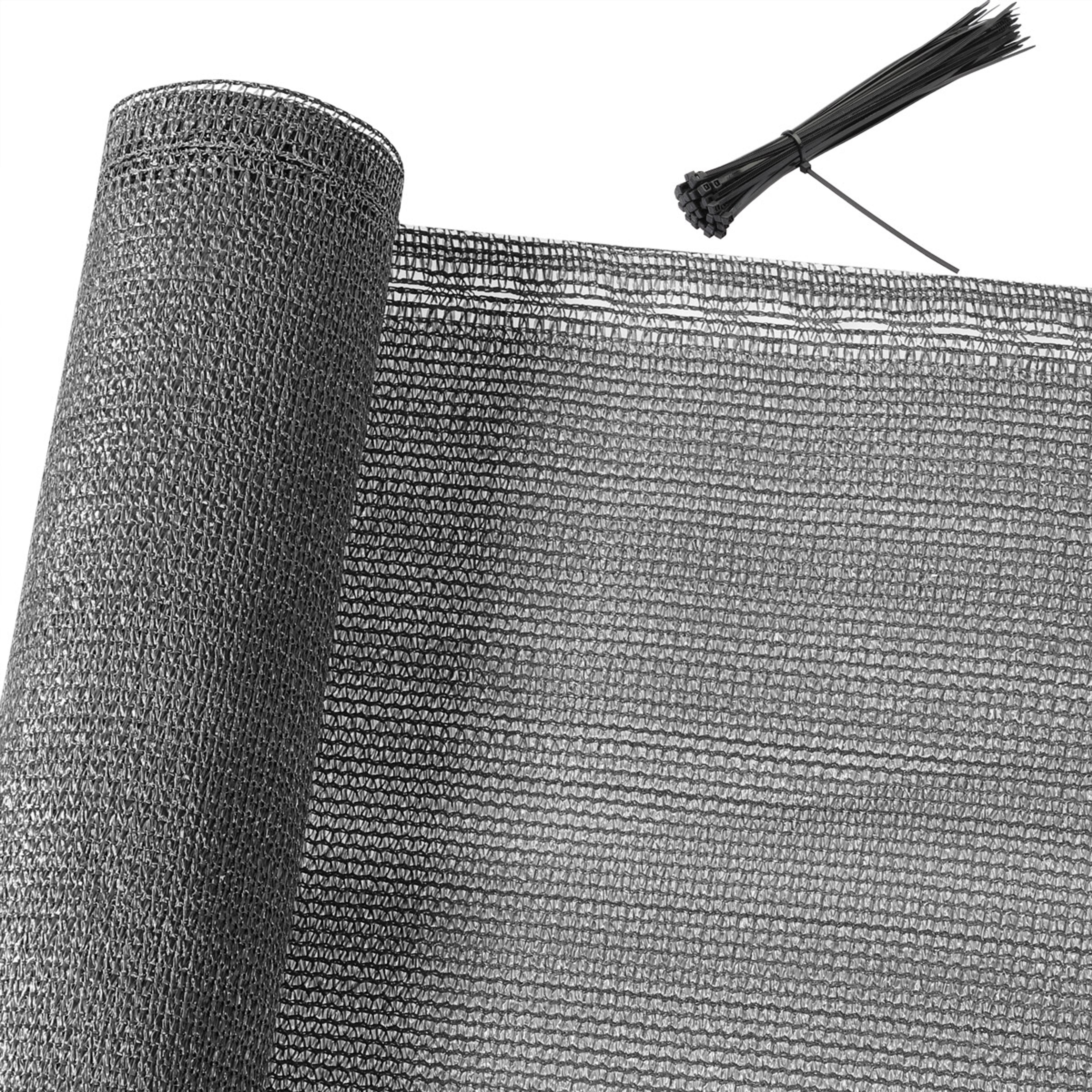 Paravent Brise-vue 1,2x10m Anthracite balcon terrasse jardin