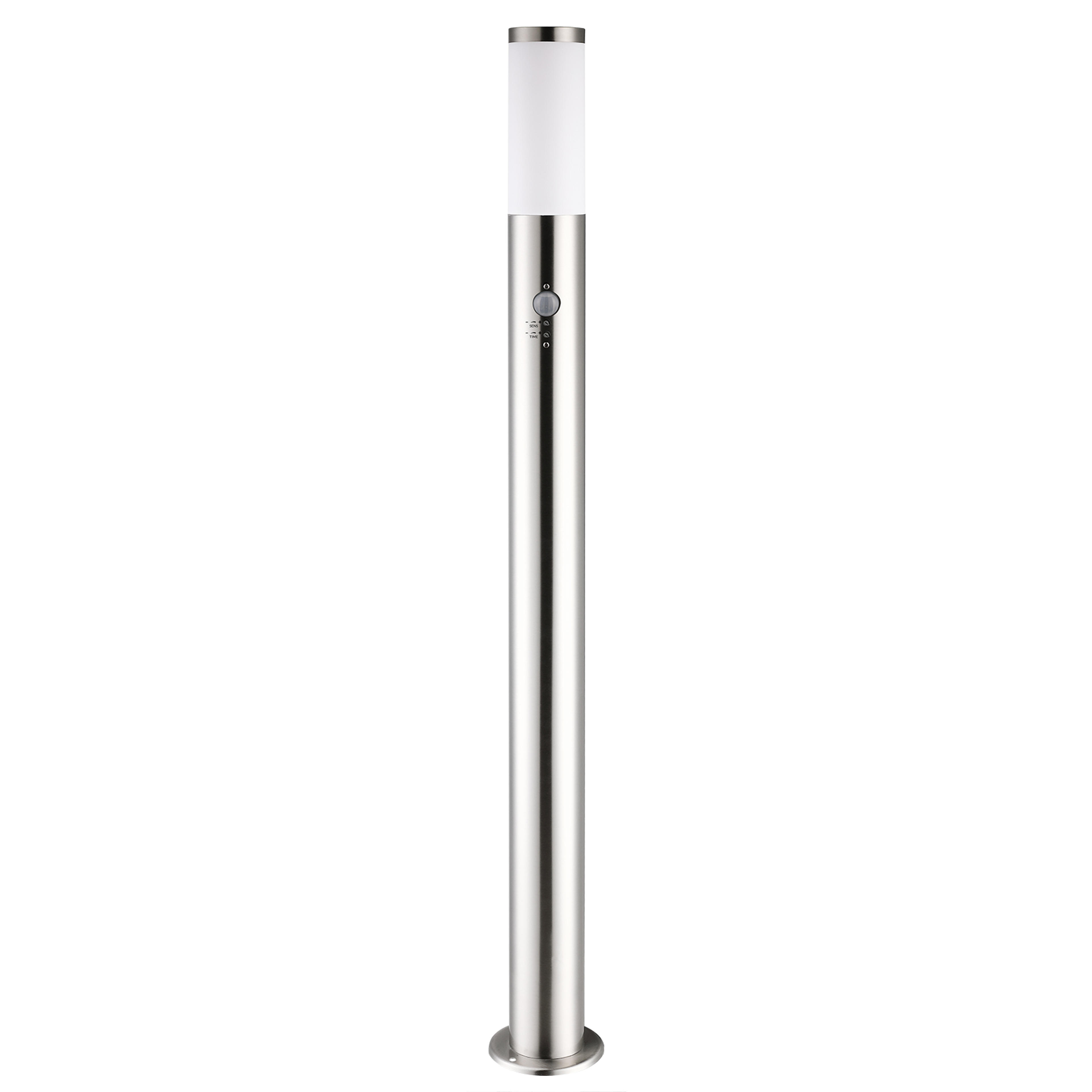 Lampadaire en acier inoxydable moderne Luminaire
