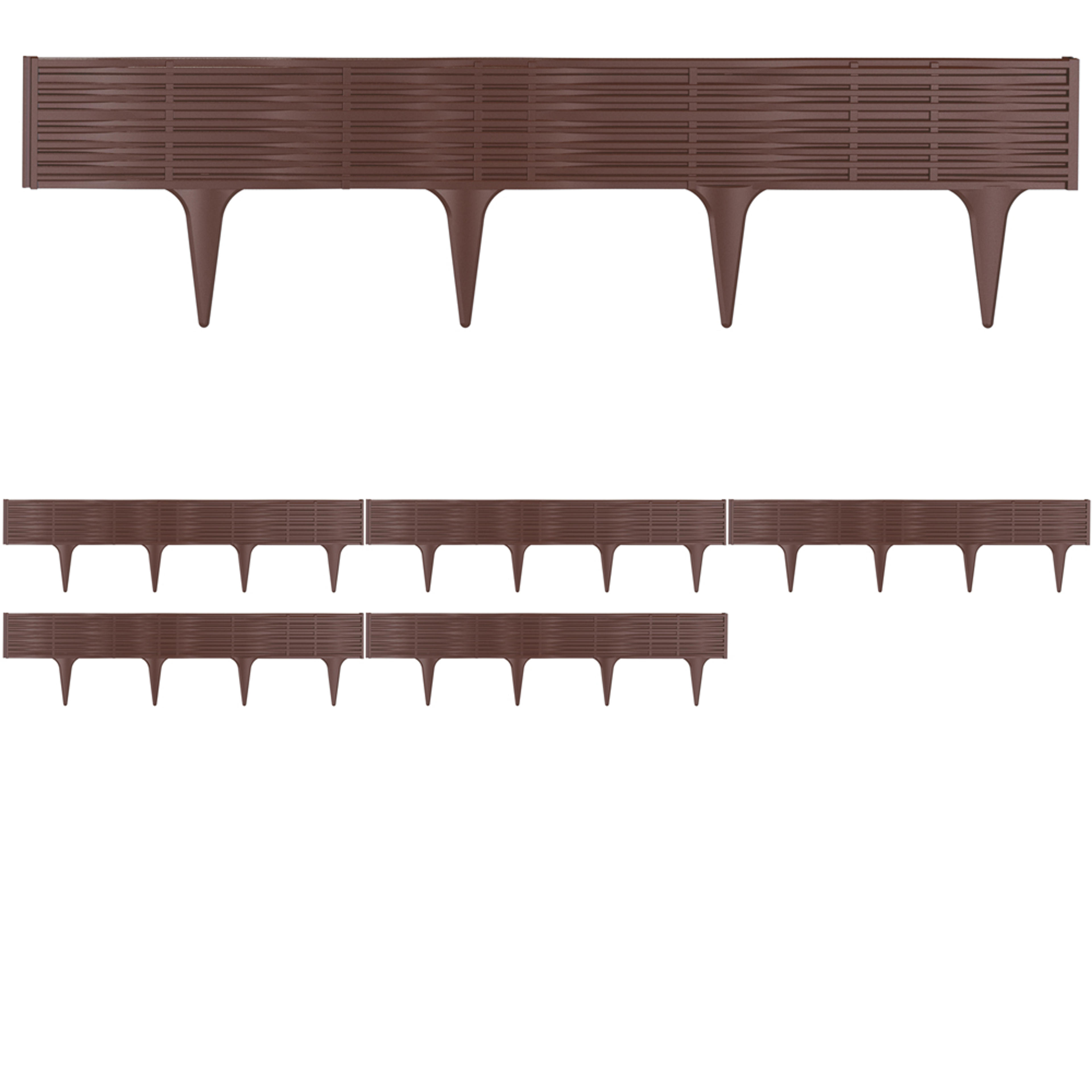 Bordure de jardin brun 3,9m brun