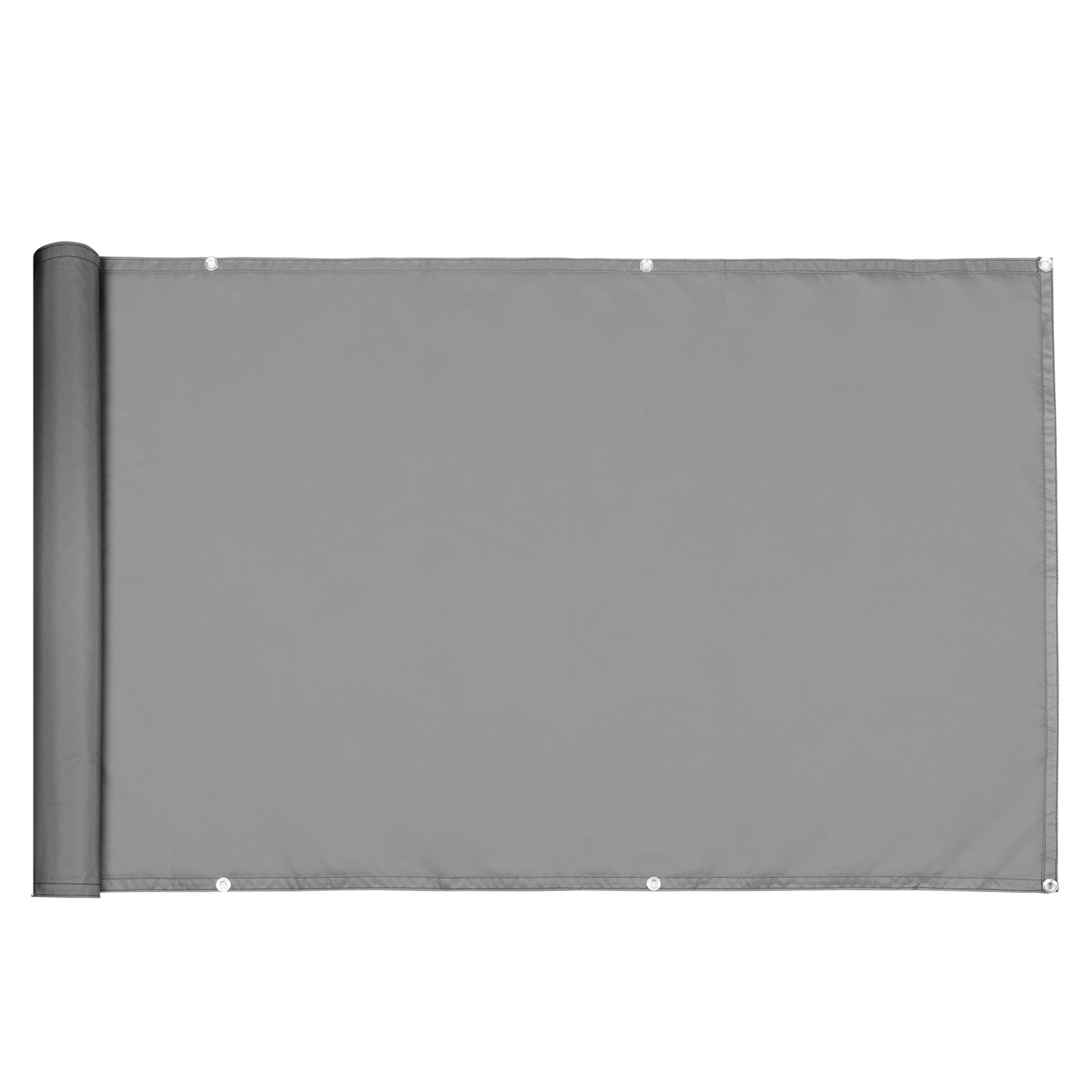 Brise vue 500 x 90 cm pour balcon motif béthon