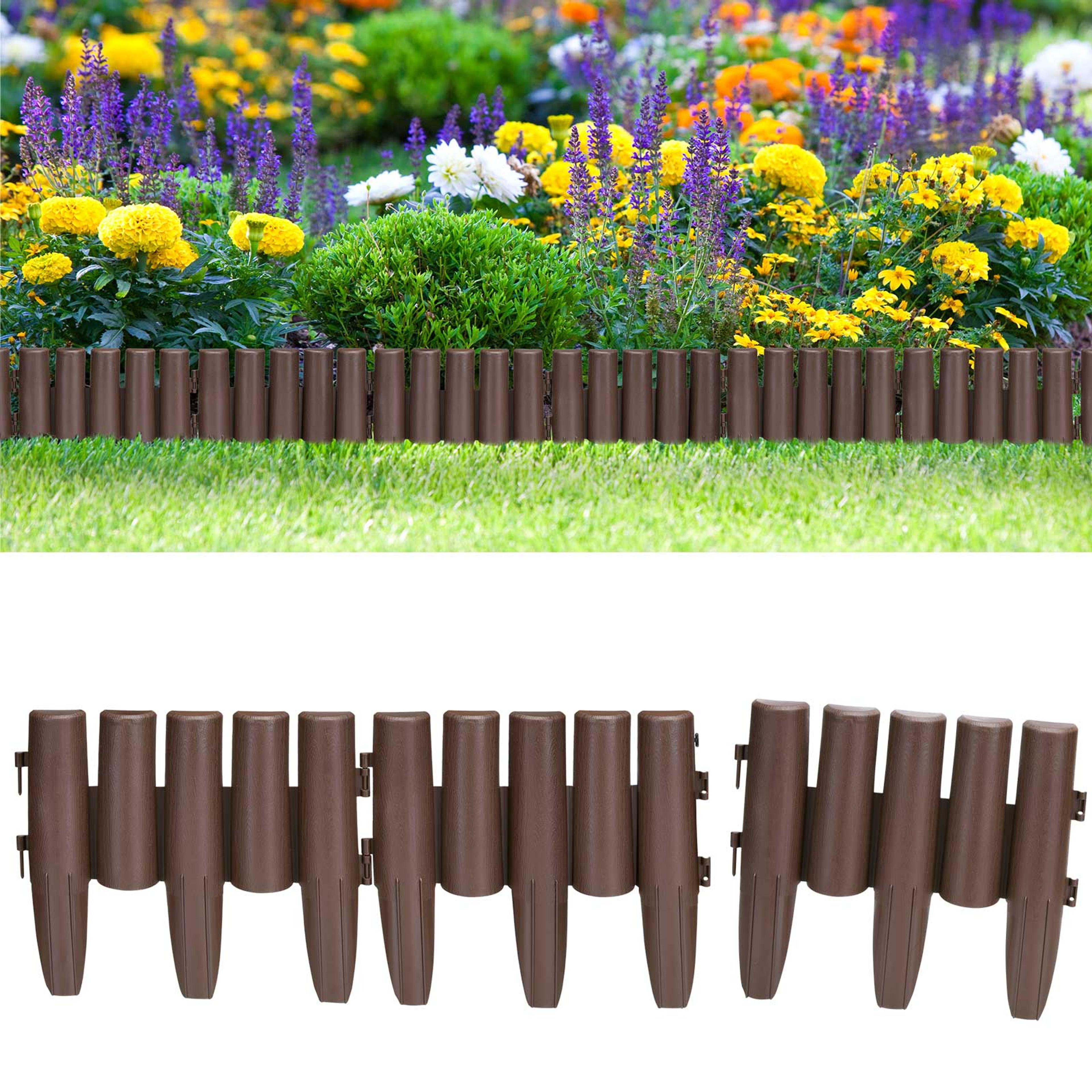 Set Bordure de jardin 8x palissades 2,24 m