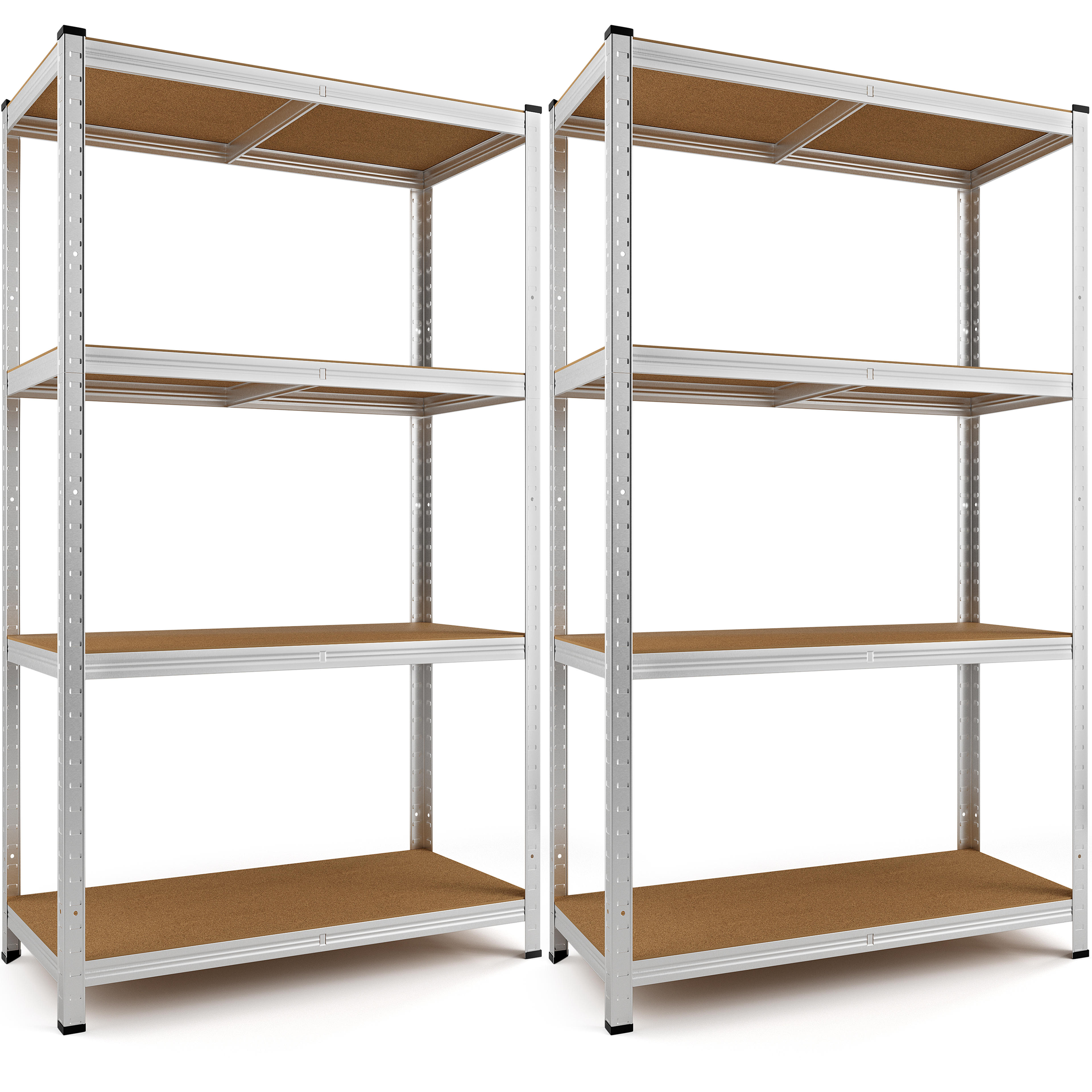 2 x Étagère charge lourde 170x75x30cm - 280kg max