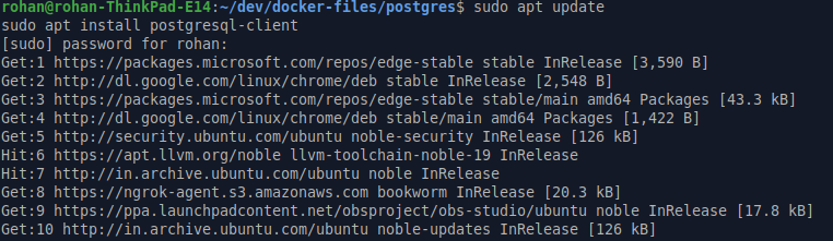Install psql