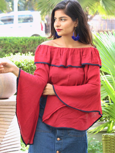 Trending : Bell Sleeves, Ruffles and Off shoulders