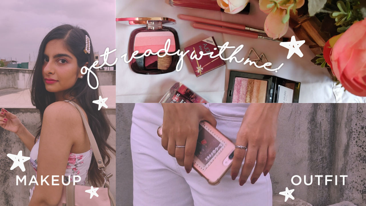 Summer Pink Makeup & Outfit