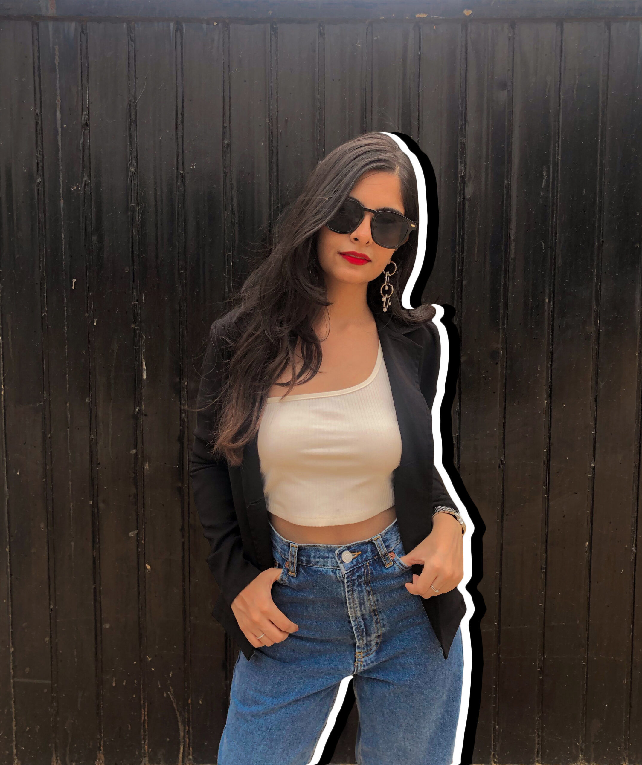 How to style one white crop top: 5 Ways - A City Girl's Closet