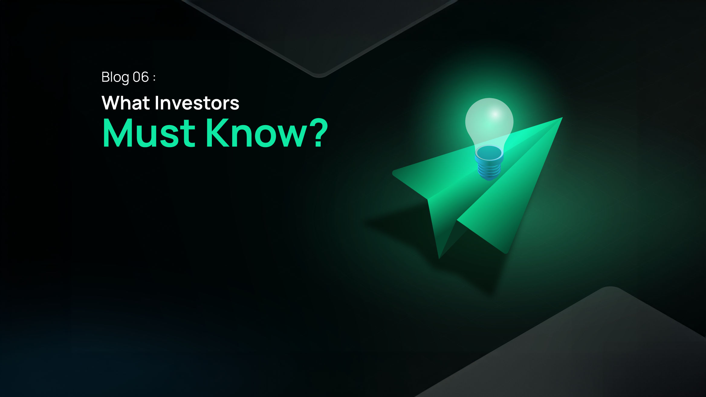 What Investors Must Know?