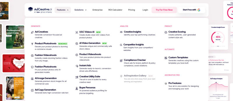 AdCreative Features