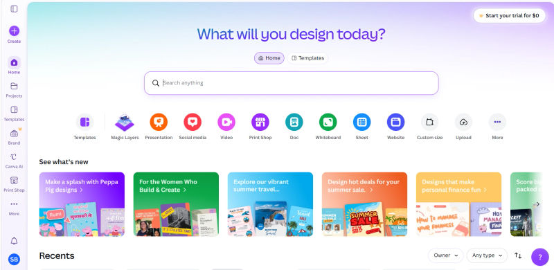 Canva | Home