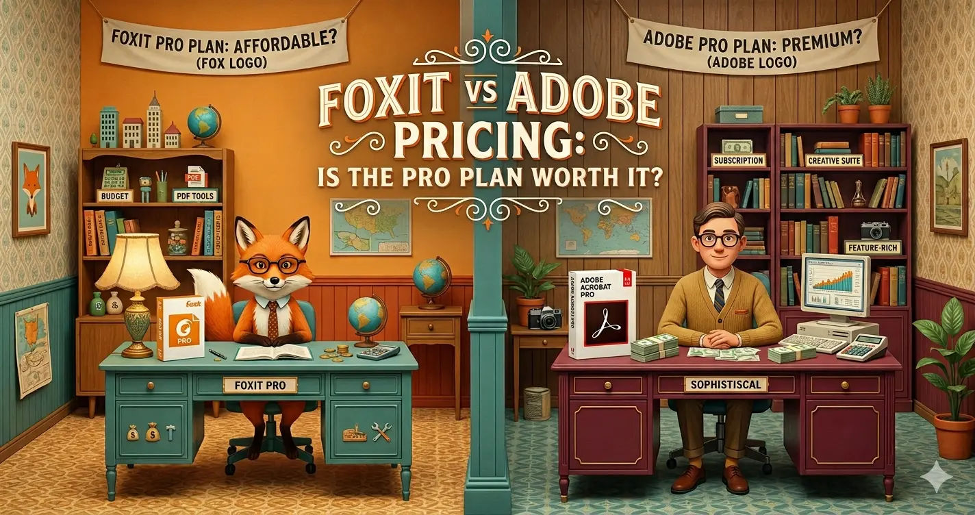 Foxit vs Adobe Pricing 2026: Is the Pro Plan Worth It?