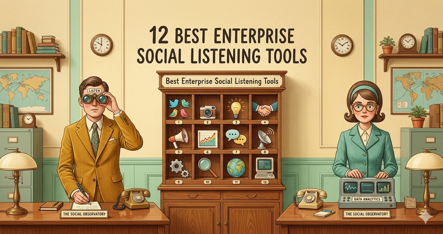 12 Best Enterprise Social Listening Tools for 2026