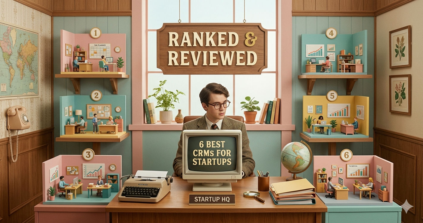 6 Best CRMs for Startups in 2026: Ranked & Reviewed