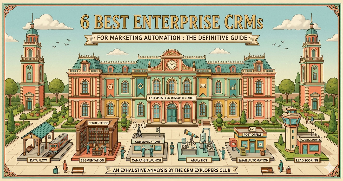 6 Best Enterprise CRMs for Marketing Automation in 2026: The Definitive Guide