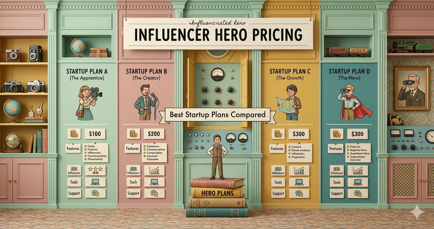 Influencer Hero Pricing 2026: Best Startup Plans Compared
